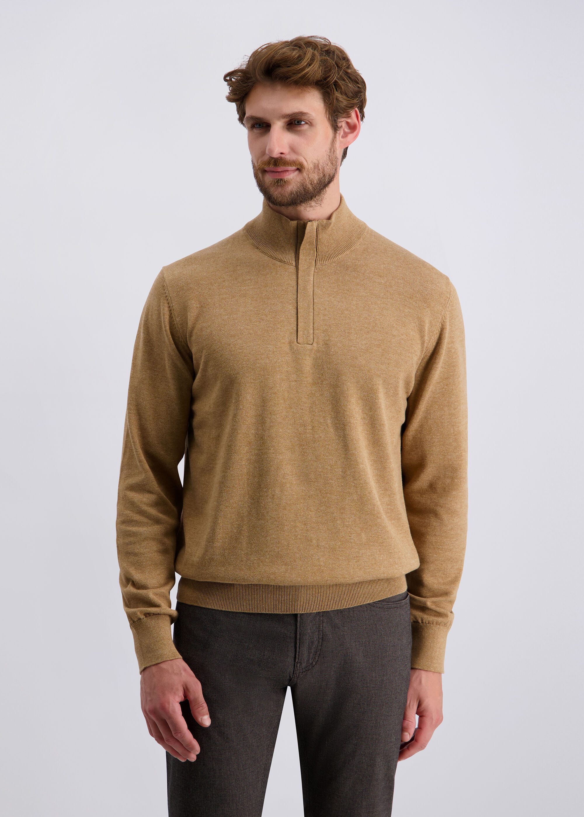 Pierre Cardin Stehkragenpullover mit hohem Kragen