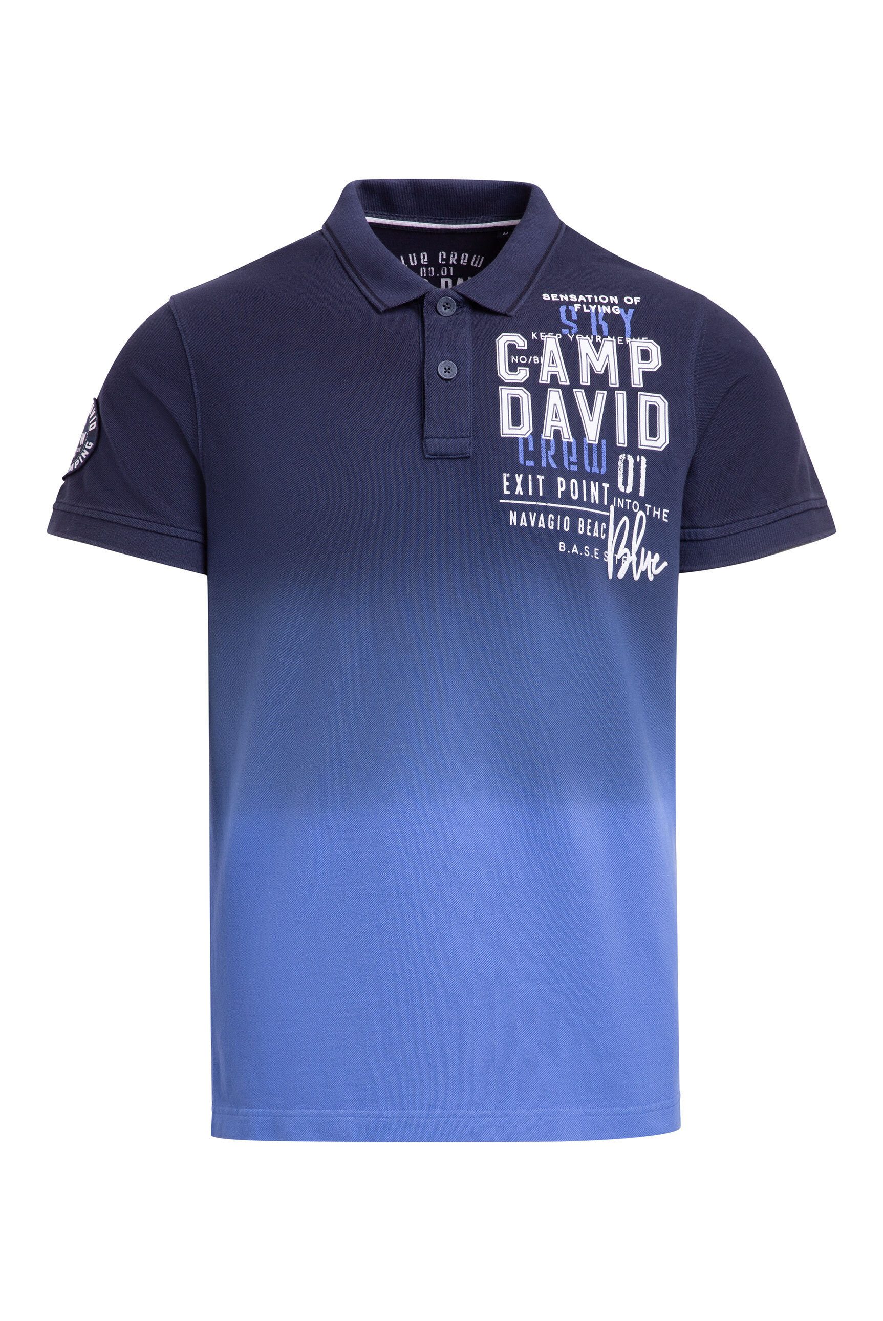 CAMP DAVID Poloshirt aus Baumwolle