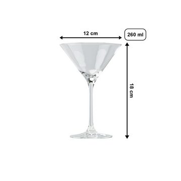 Rosenthal Martiniglas DiVino Cocktailgläser 260 ml 6er Set, Glas