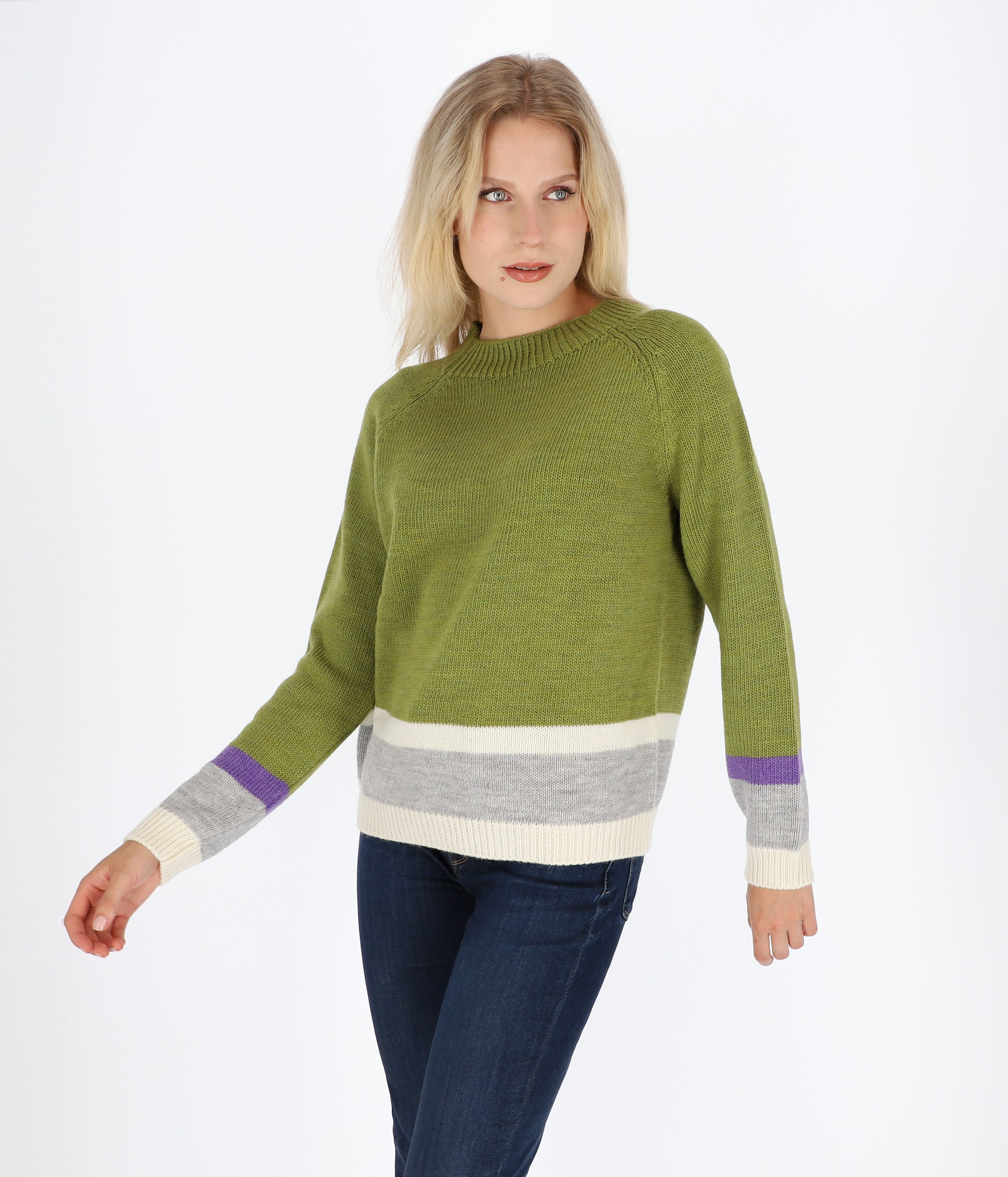 halsüberkopf Accessoires Strickpullover Streifen aus hochwertigem günstig online kaufen