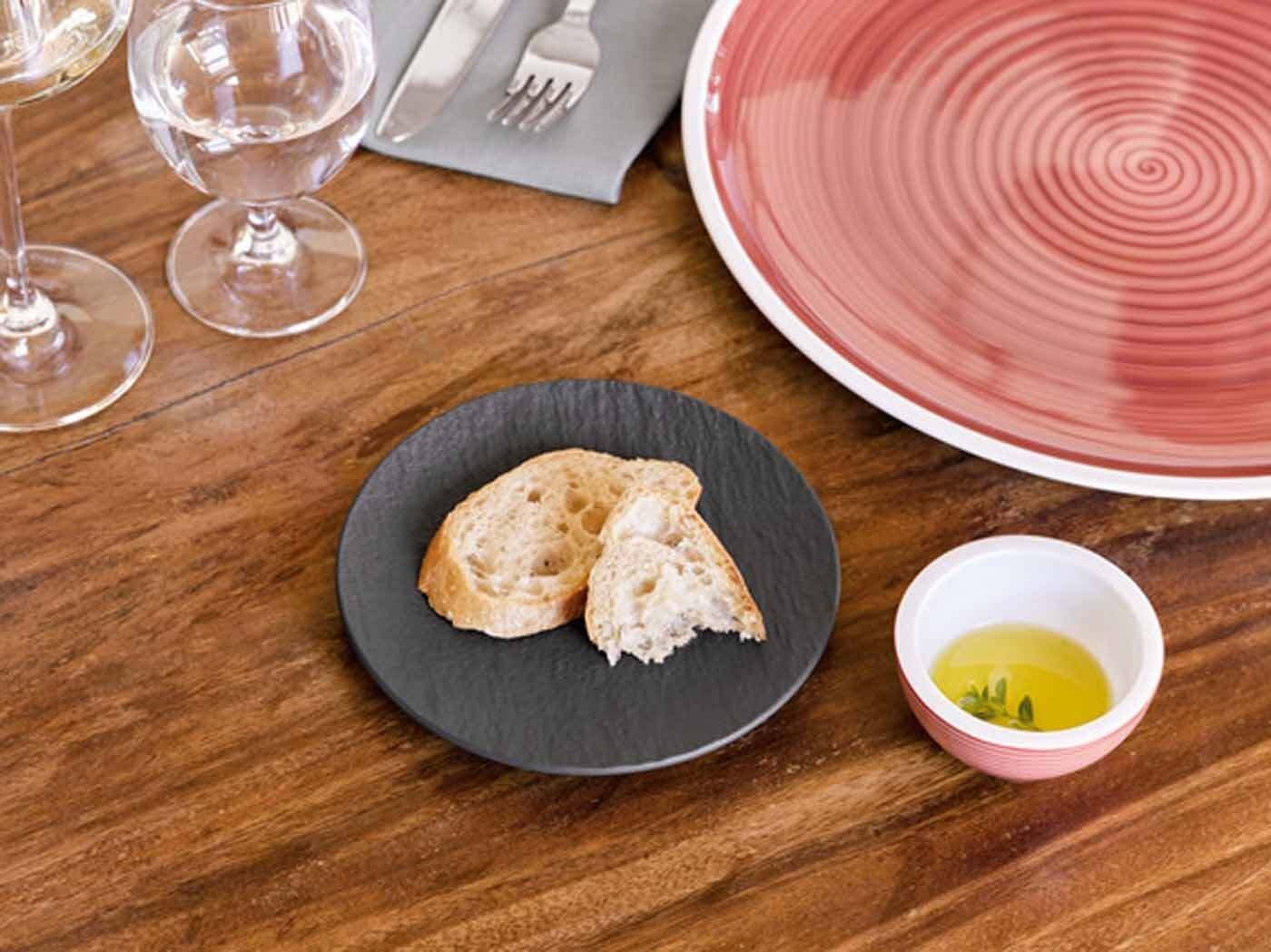 Villeroy & Boch Brotteller Manufacture Rock Brotteller ø 15.3 cm 6er Set, (6 St)