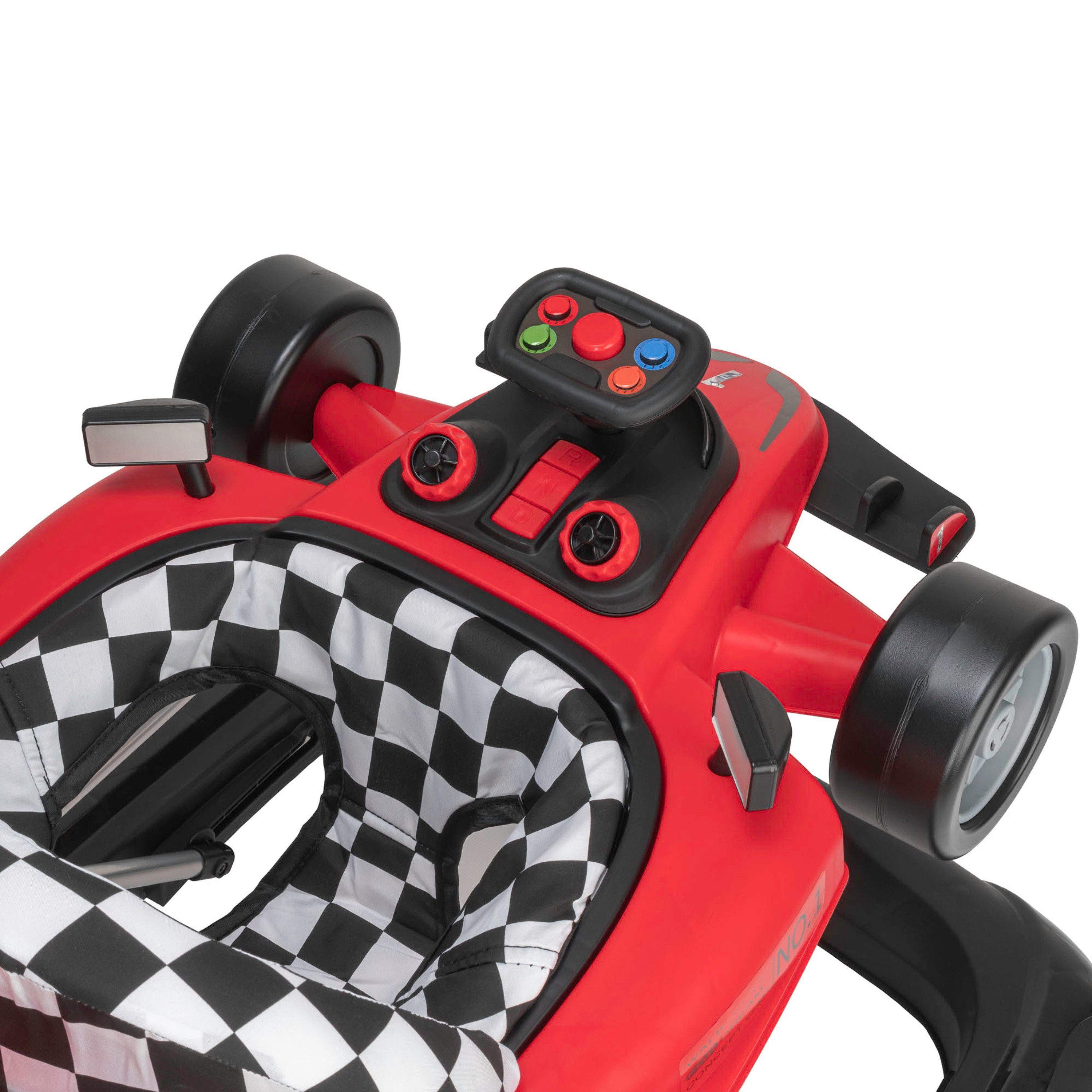 Speedster Soundeffekten Laufwagen Abnehmbarer Little style Lauflernhilfe Babywalker Rot, - Lauflernwagen ib mit
