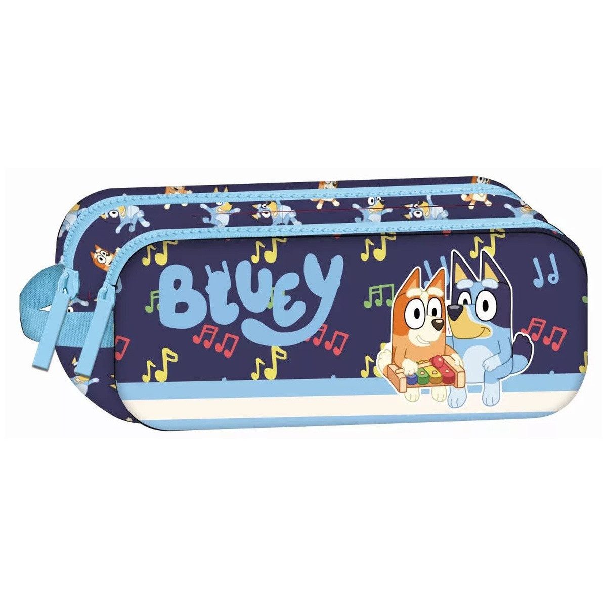 Bluey Federmäppchen Bluey Dreams Federmäppchen mit 2 Fächern 23 cm
