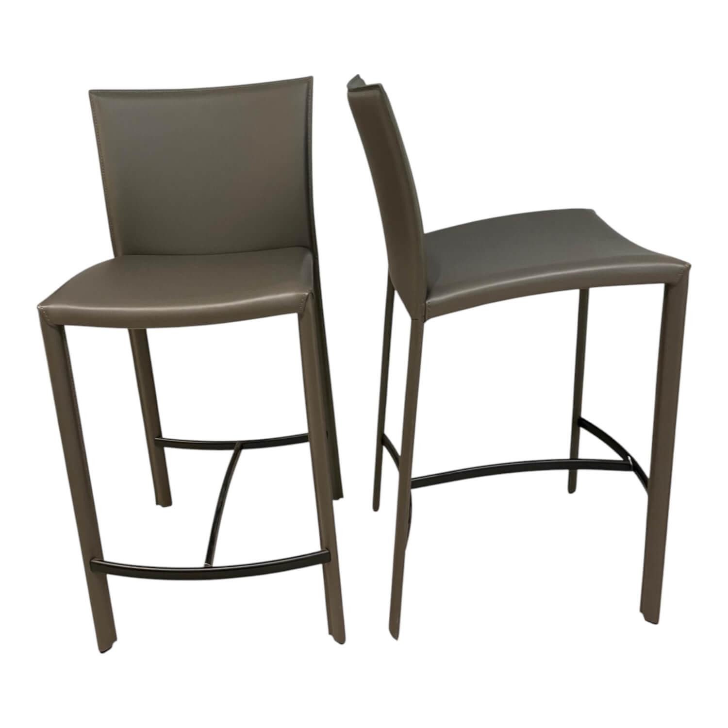 Barhocker 2er-Set Barhocker 2078 Nobile Kernleder