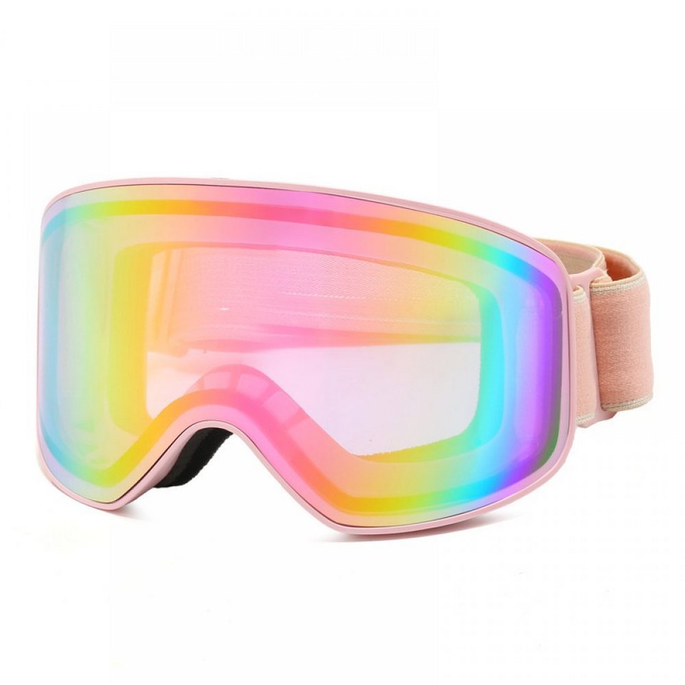 Invanter Skibrille Winter Skibrille, zweilagige Anti-Fog Sport, Outdoor  Fahrradbrille, 176*96mm
