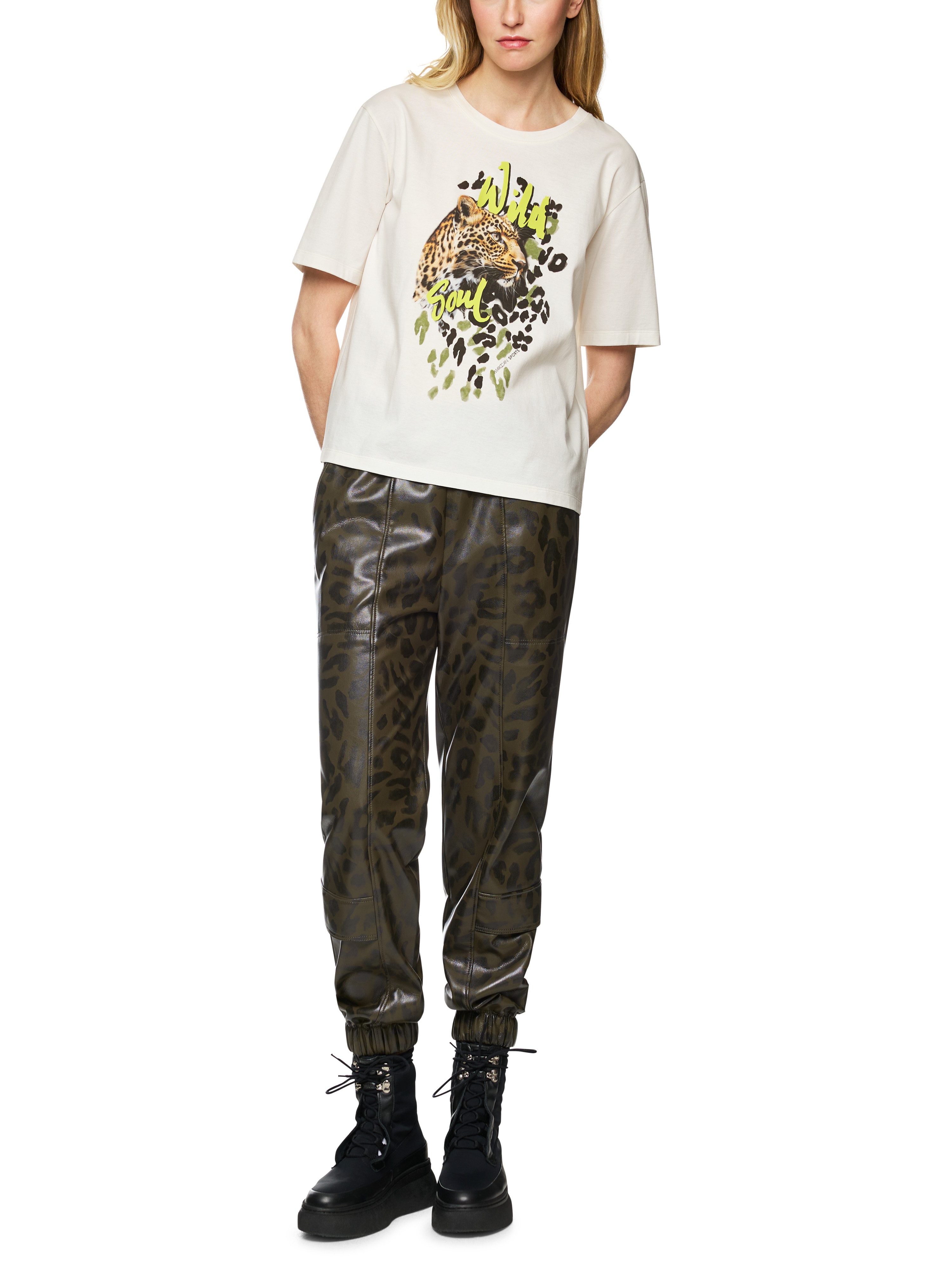 Marc Cain T-Shirt Bedrucktes T-Shirt „Rethink günstig online kaufen