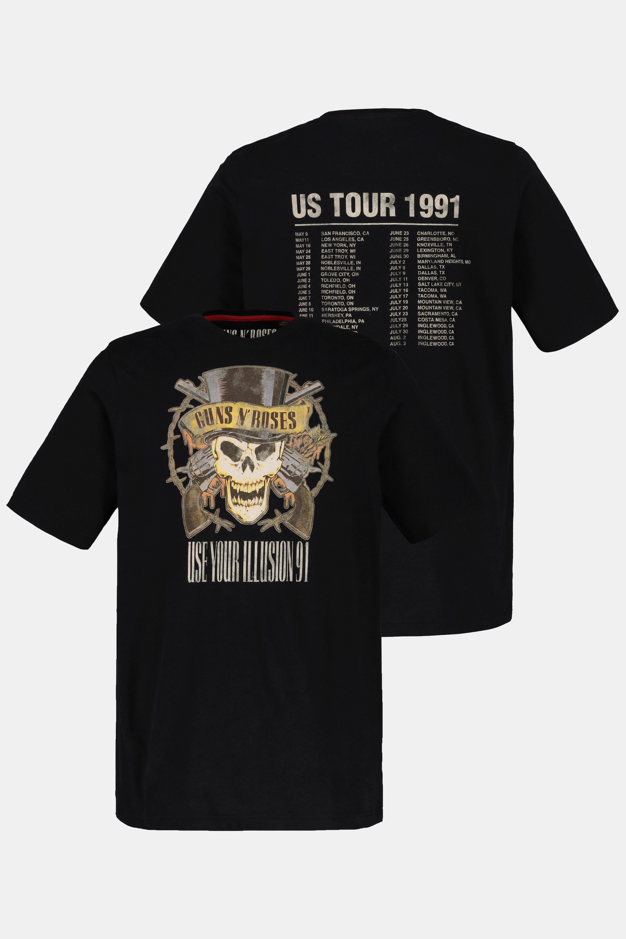 JP1880 T-Shirt bis 8XL Oberteil T-Shirt Rundhalsausschnitt