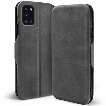 CoolGadget Handyhülle Business Premium Hülle für Samsung Galaxy A31 6,4 Zoll, Handy Tasche mit Kartenfach für Samsung A31 Schutzhülle