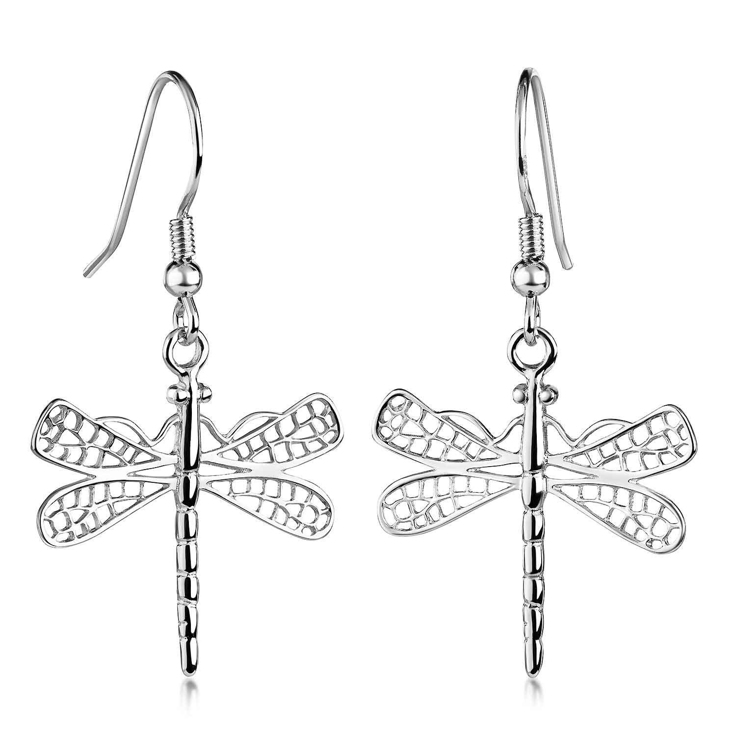 Materia Paar Ohrhänger Damen Silber Libelle Filigran SO-8, 925 Sterling Sil günstig online kaufen