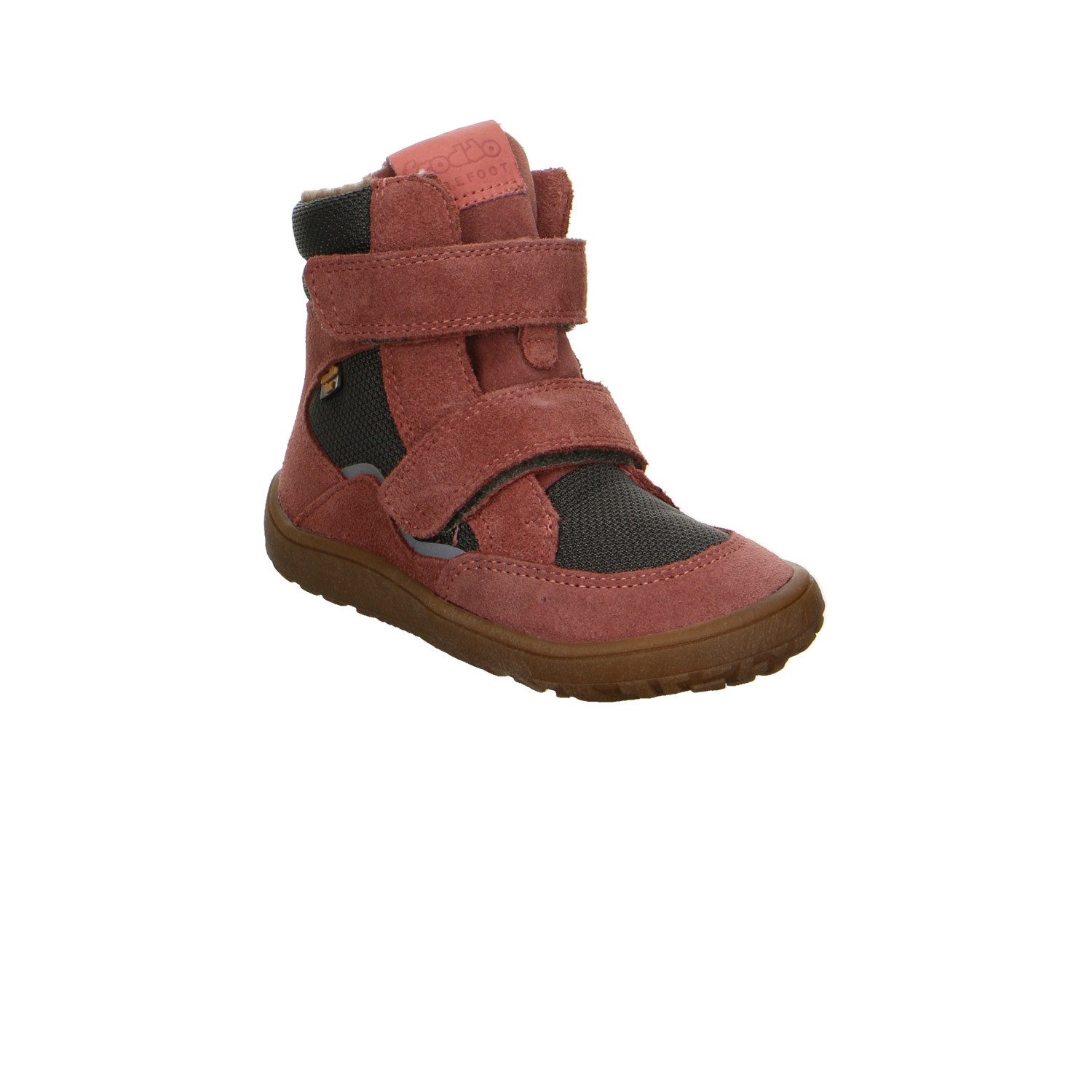 froddo® Froodo Velour Klettstiefel Winter Mädchen rot Winterstiefelette