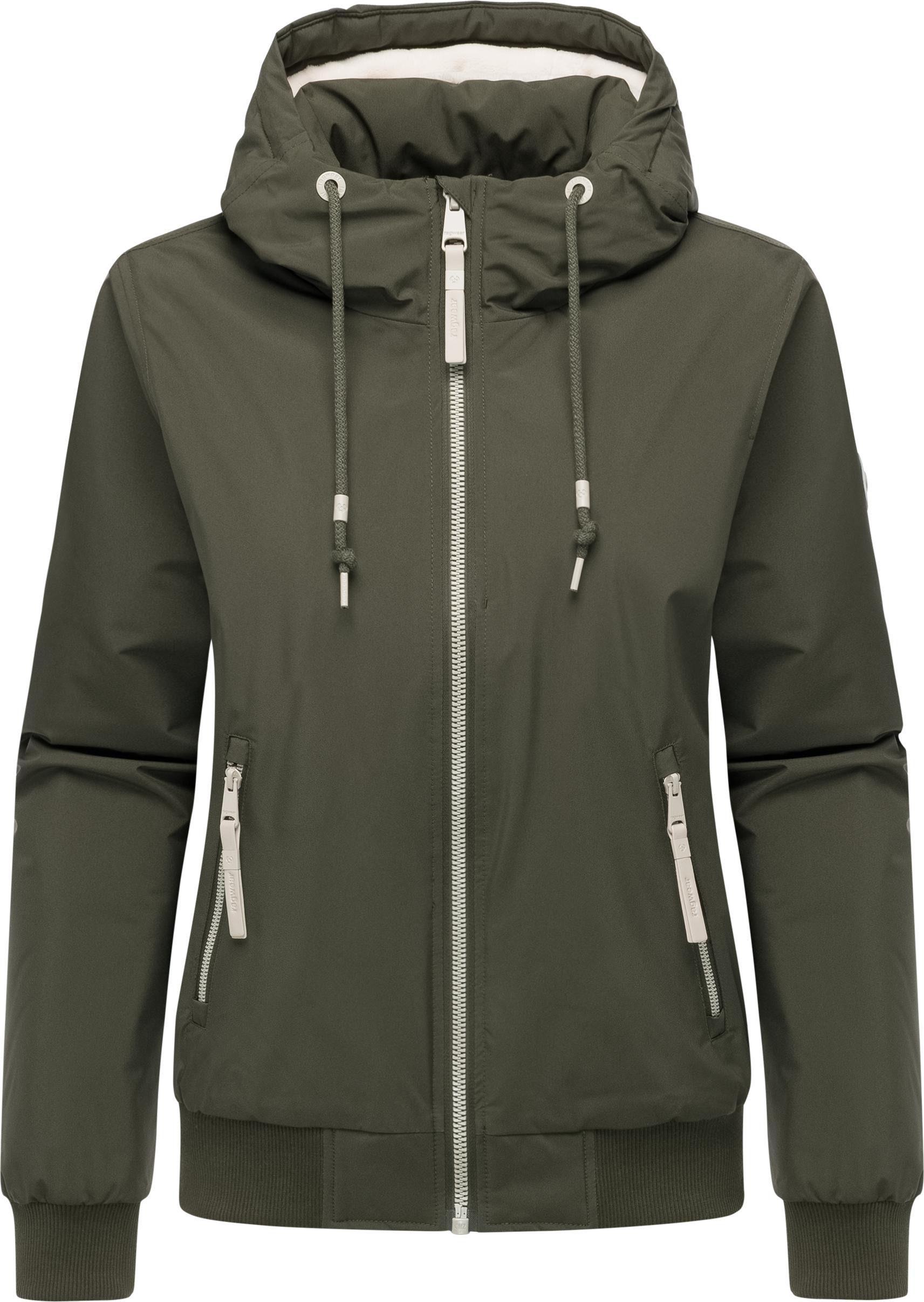 Ragwear Bomberjacke Oggie Warm YOUMODO Wasserdichte Outdoorjacke mit Kapuze