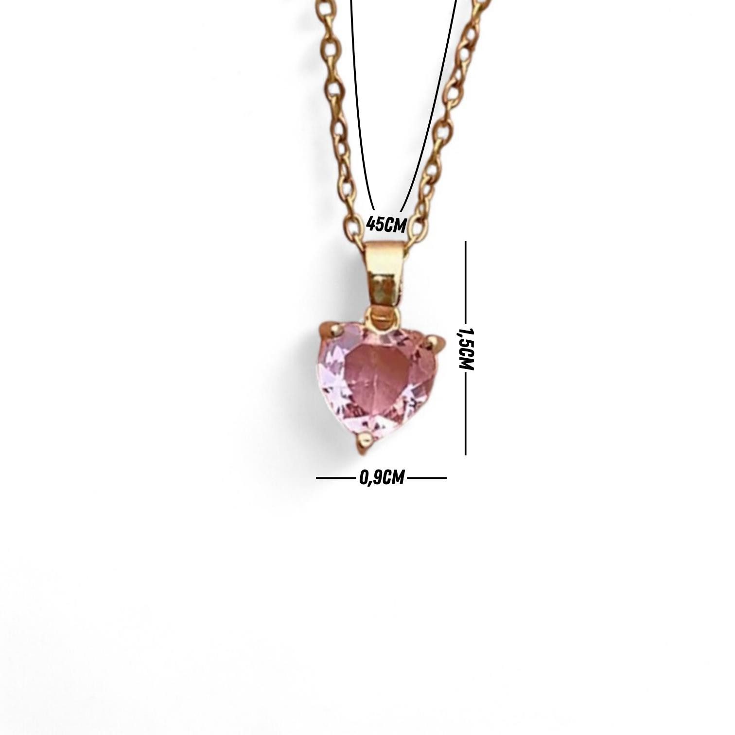 Eyecatcher Edelstahlkette Halskette Gold mit Herz günstig online kaufen
