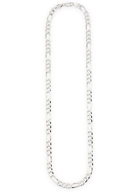 Bruno Banani Kette ohne Anhänger Schmuck Geschenk Silber 925 Halsschmuck Halskette Figarokette, mit Zirkonia (synth)