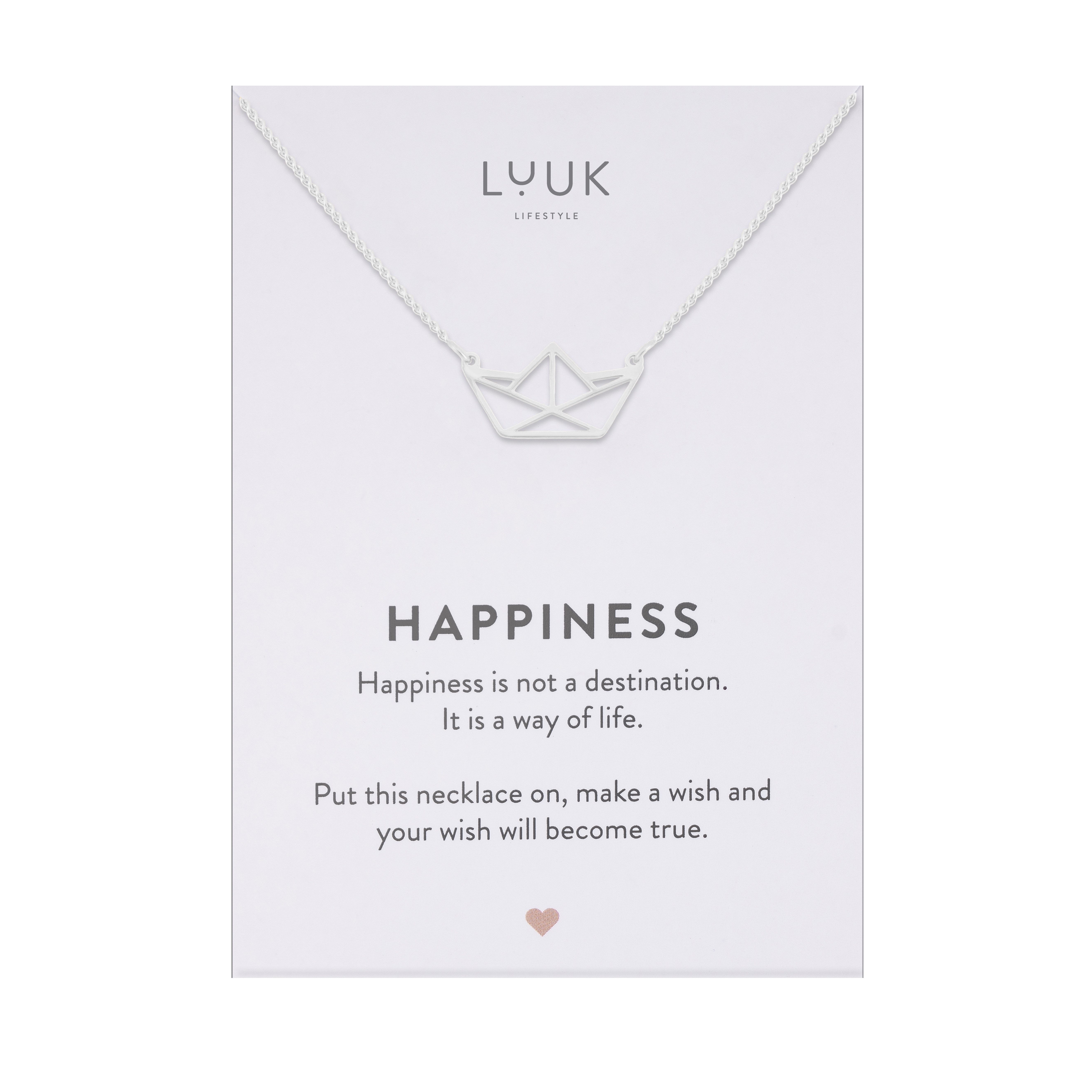 LUUK LIFESTYLE Kette mit Anhänger Schiff, günstig online kaufen