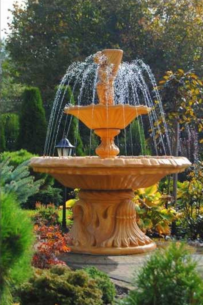 JVmoebel Skulptur Zierbrunnen Springbrunnen Figur Brunnen Garten