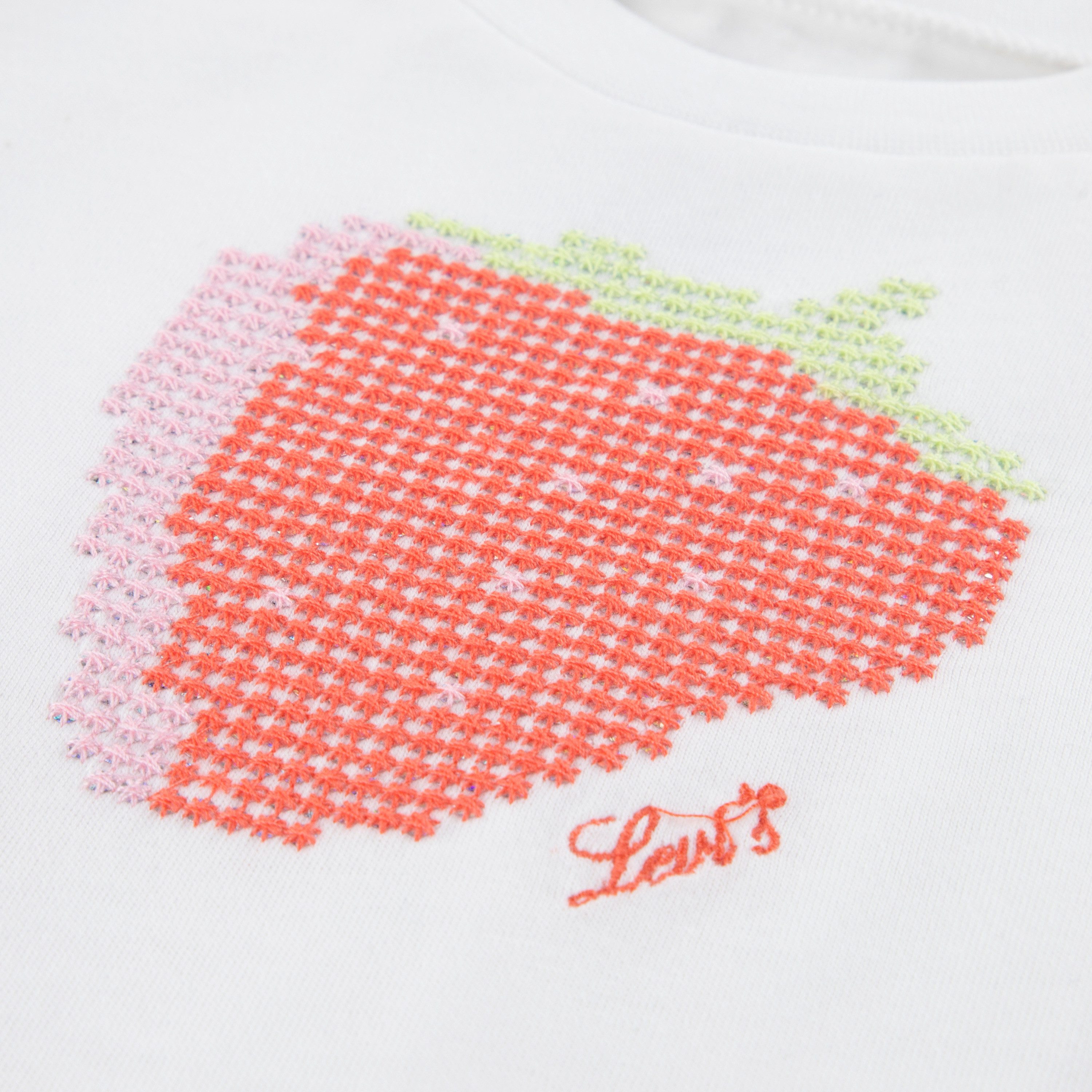 Levi's® Kids T-Shirt LVG STRAWBERRY SS TOP mit Stickerei