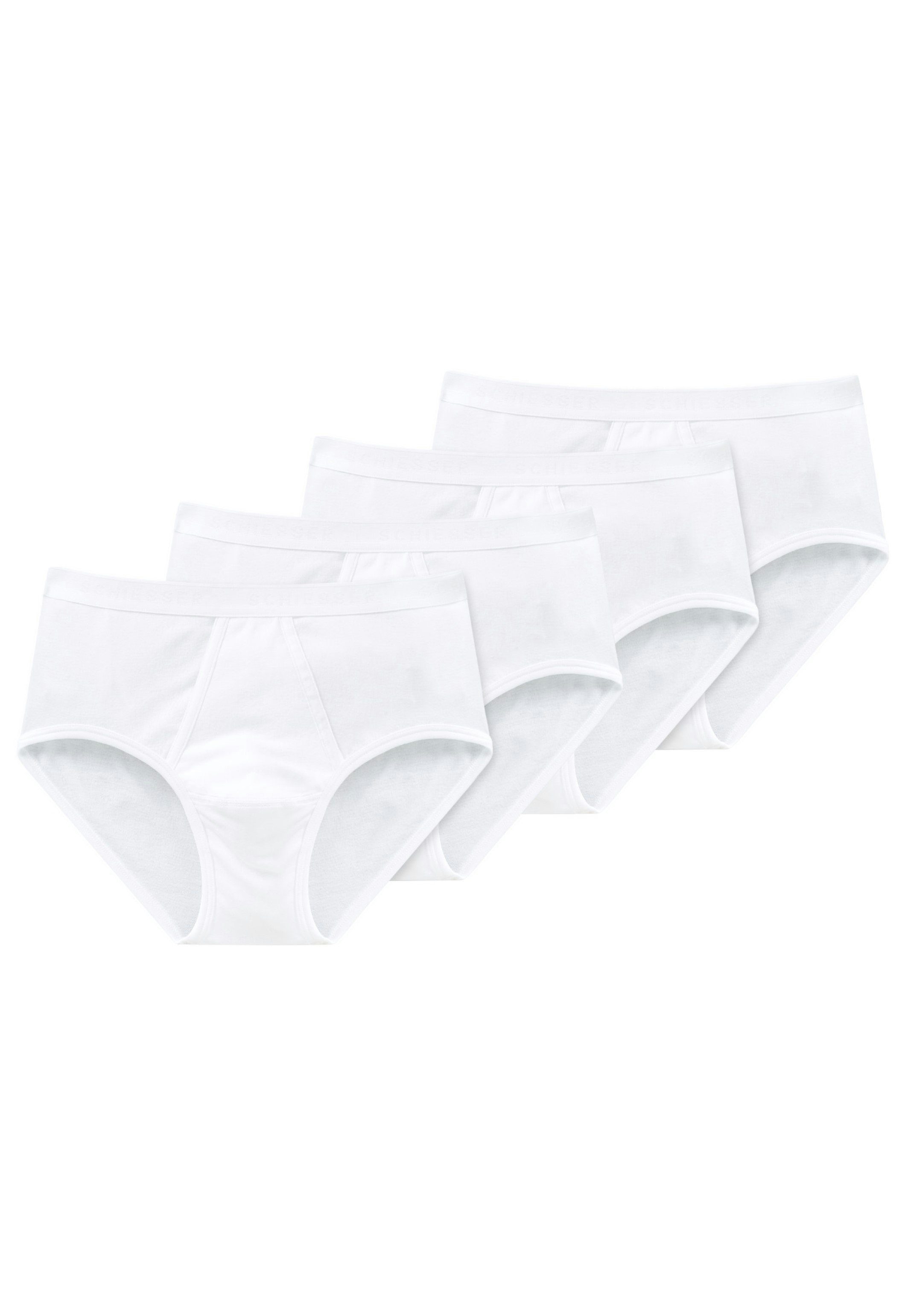 Herren-Slips Aus Bio-Baumwolle (4er Pack) – Feinripp, Mit Eingriff, Bequem & Nachhaltig
