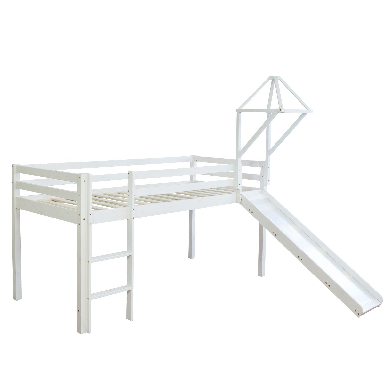 Homestyle4u Hochbett 90x200 Kinderbett Spielbett cm günstig online kaufen