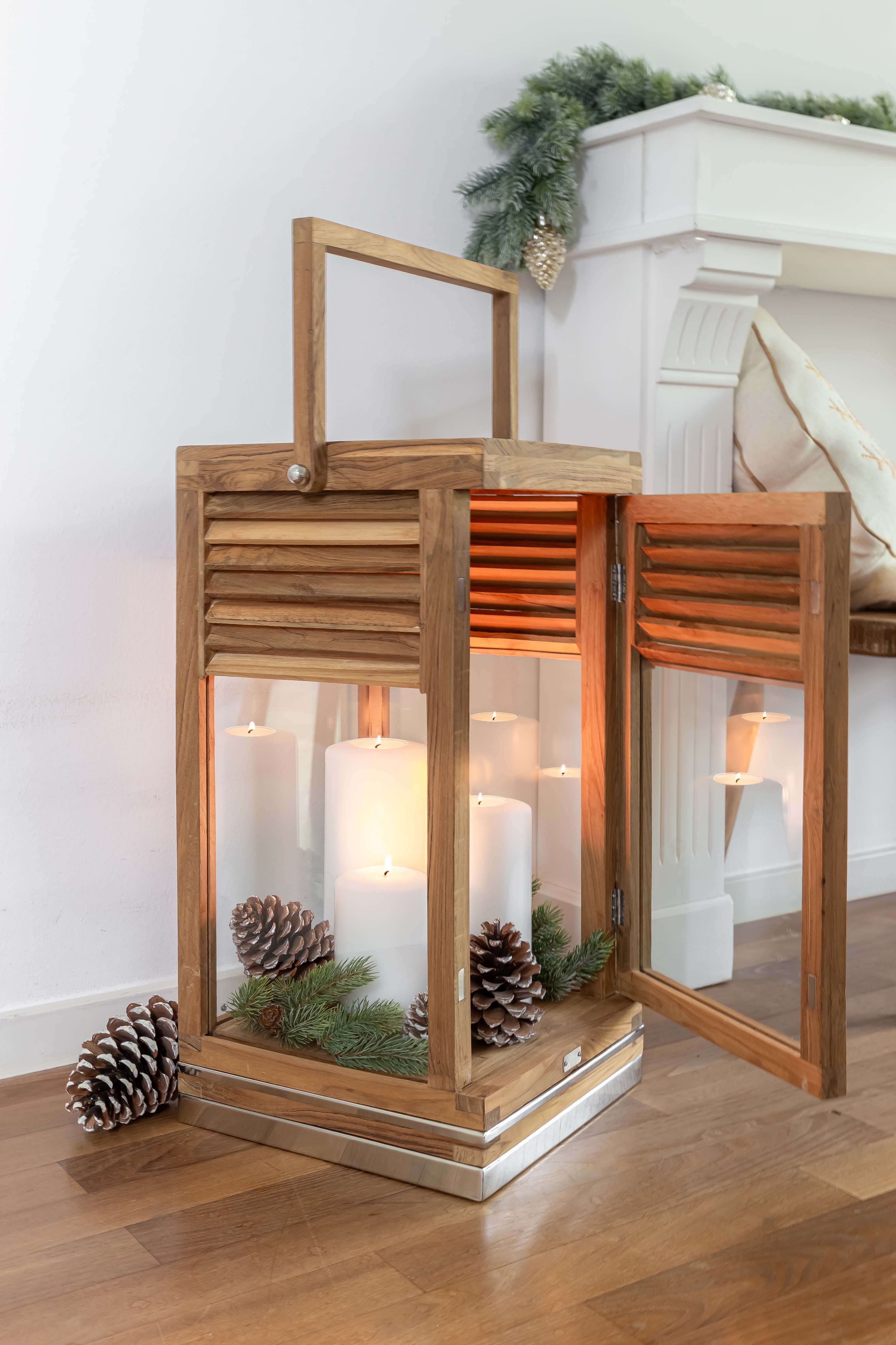 EDZARD Stumpenkerze Cornelius Ø 8 cm, (H 15 cm) Stumpenkerzen-Optik, Dauerk günstig online kaufen