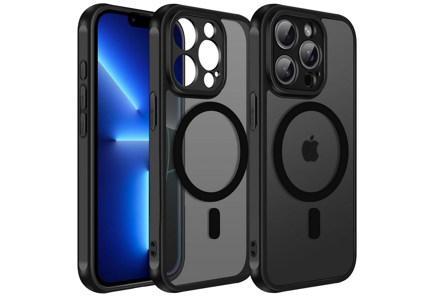 CoolGadget Handyhülle für Apple iPhone 13 Pro Max 6,7 Zoll, Kamera Schutz Hülle Silikon Hard Case Schutzhülle für Magsafe Zubehör