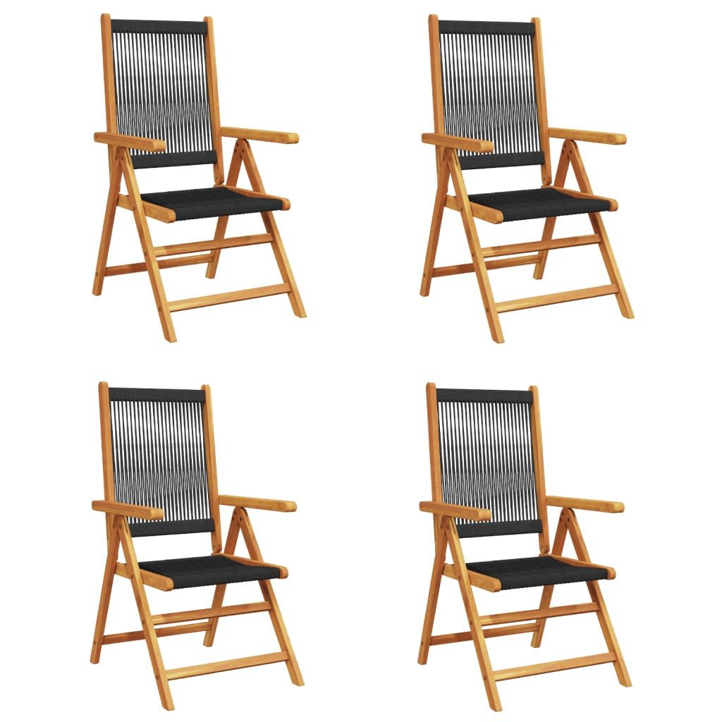 vidaXL Gartenstuhl Gartenstuhl Verstellbar 4 Stk. günstig online kaufen
