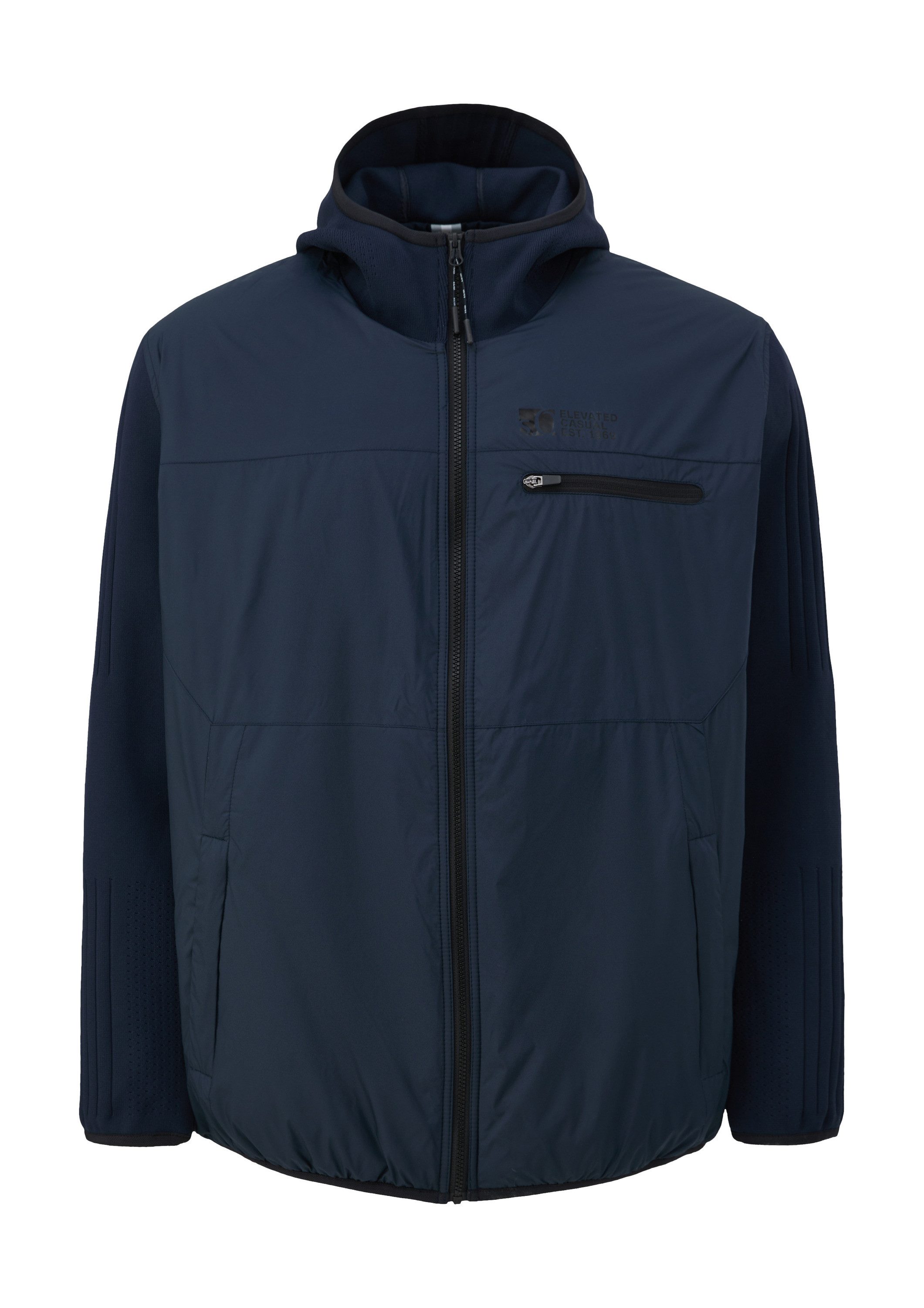 s.Oliver Funktionsjacke Outdoor-Jacke Kapuzenjacke im Fabricmix