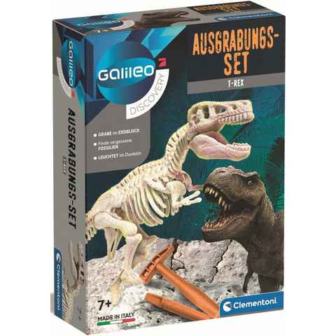 Clementoni® Experimentierkasten Galileo, Ausgrabungs-Set T-Rex, Made in Europe
