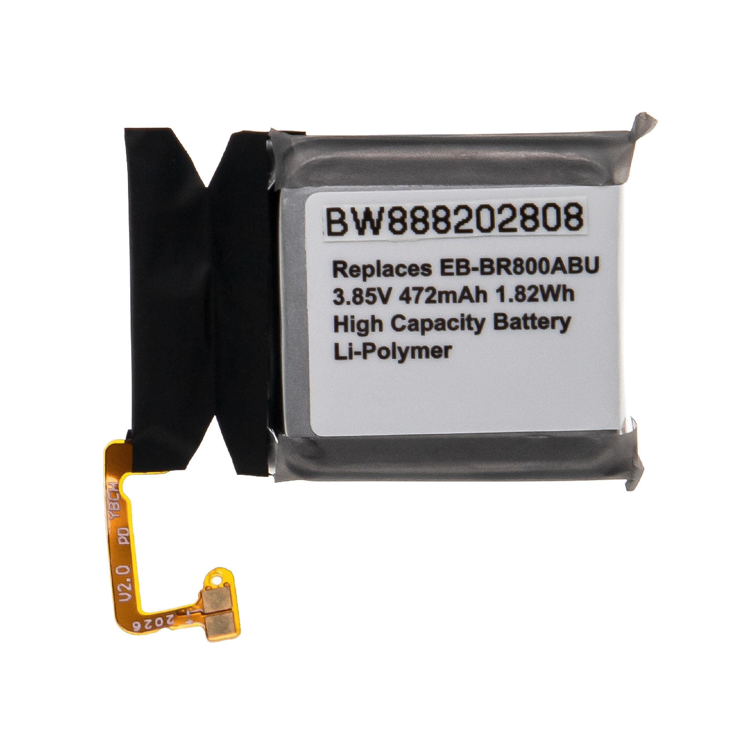 vhbw kompatibel mit Samsung SM-R805, SM-R800 Akku Li-Polymer 472 mAh (3,85 V)