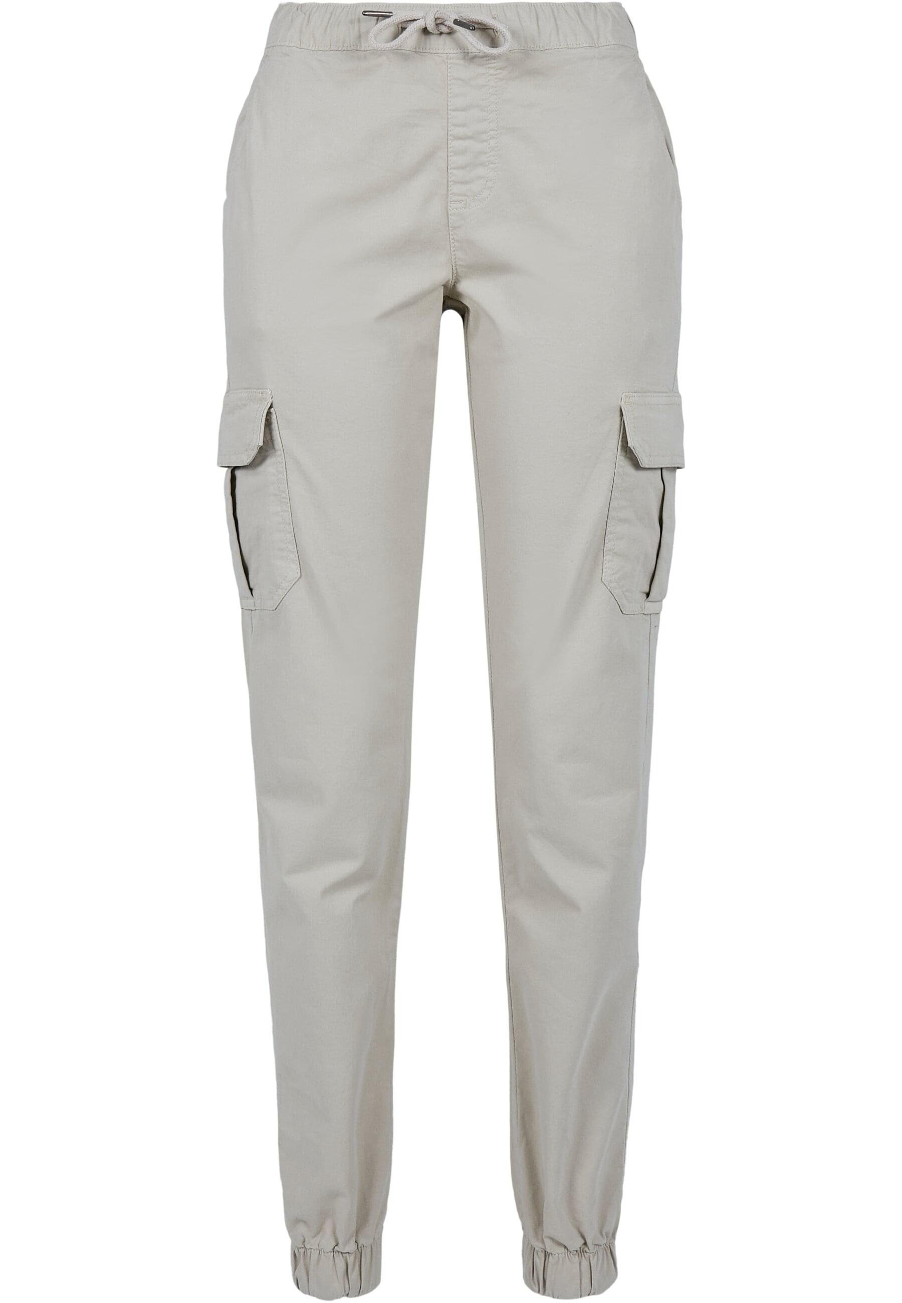 URBAN CLASSICS Cargohose Urban Classics Damen Ladies High Waist Cargo Joggi günstig online kaufen