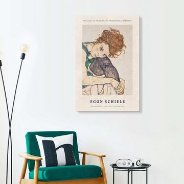 Posterlounge XXL-Wandbild Egon Schiele, Art is Primordially Eternal, Schlafzimmer Modern Malerei