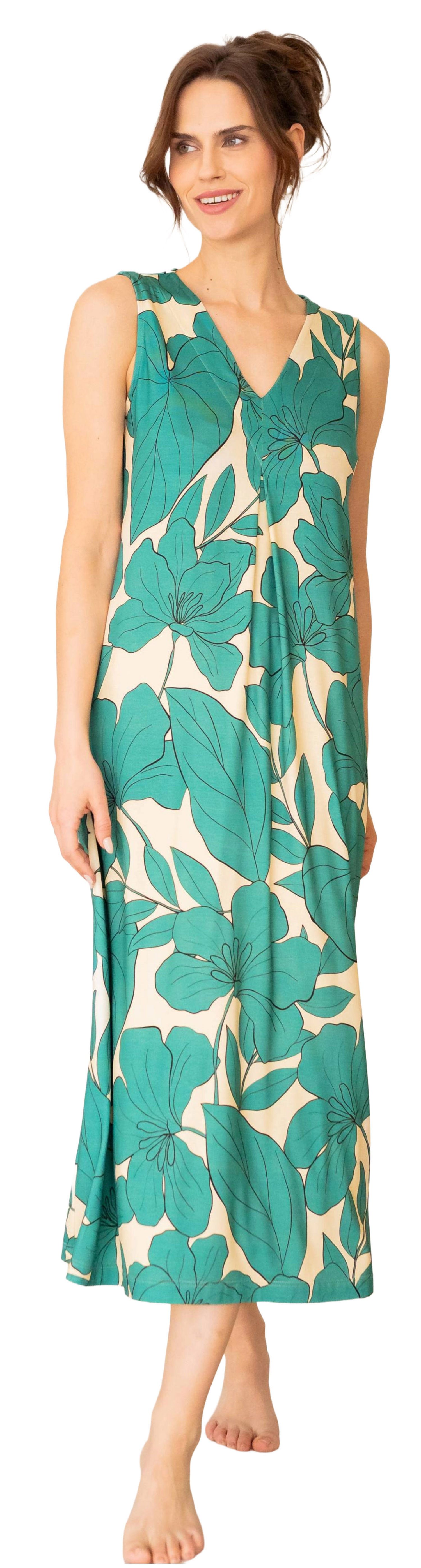 HUTSCHREUTHER Nachthemd Damen Schlafshirt lang (1-tlg) Modisches Design