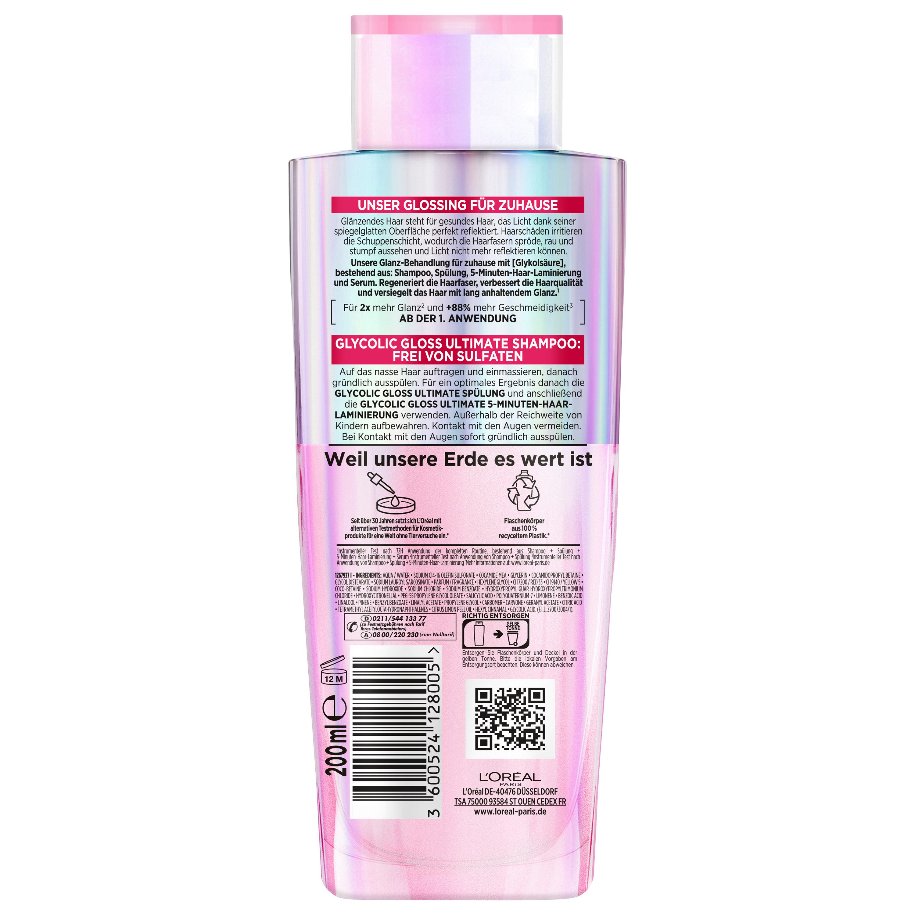 L'ORÉAL PARIS Haarshampoo L'Oréal Paris Elvital Glycolic Gloss Shampoo