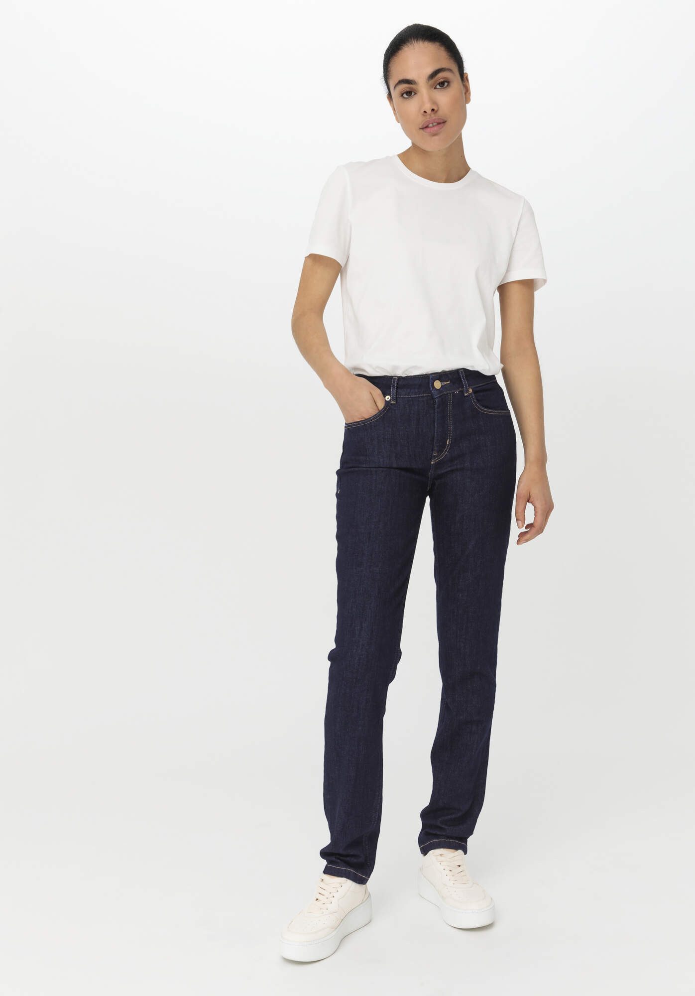 Hessnatur 5-Pocket-Jeans LEA Mid Rise Slim günstig online kaufen