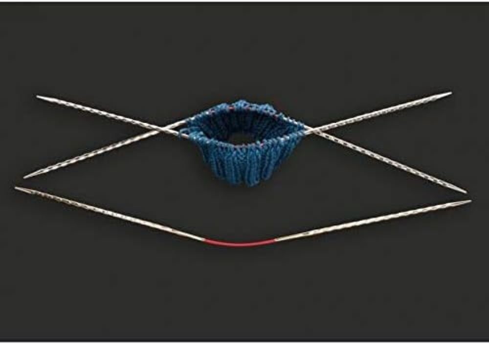 addi Strumpfstricknadeln addiCraSyTrio Novel Long, im ergonomischem Design für müheloses Halten und Stricken