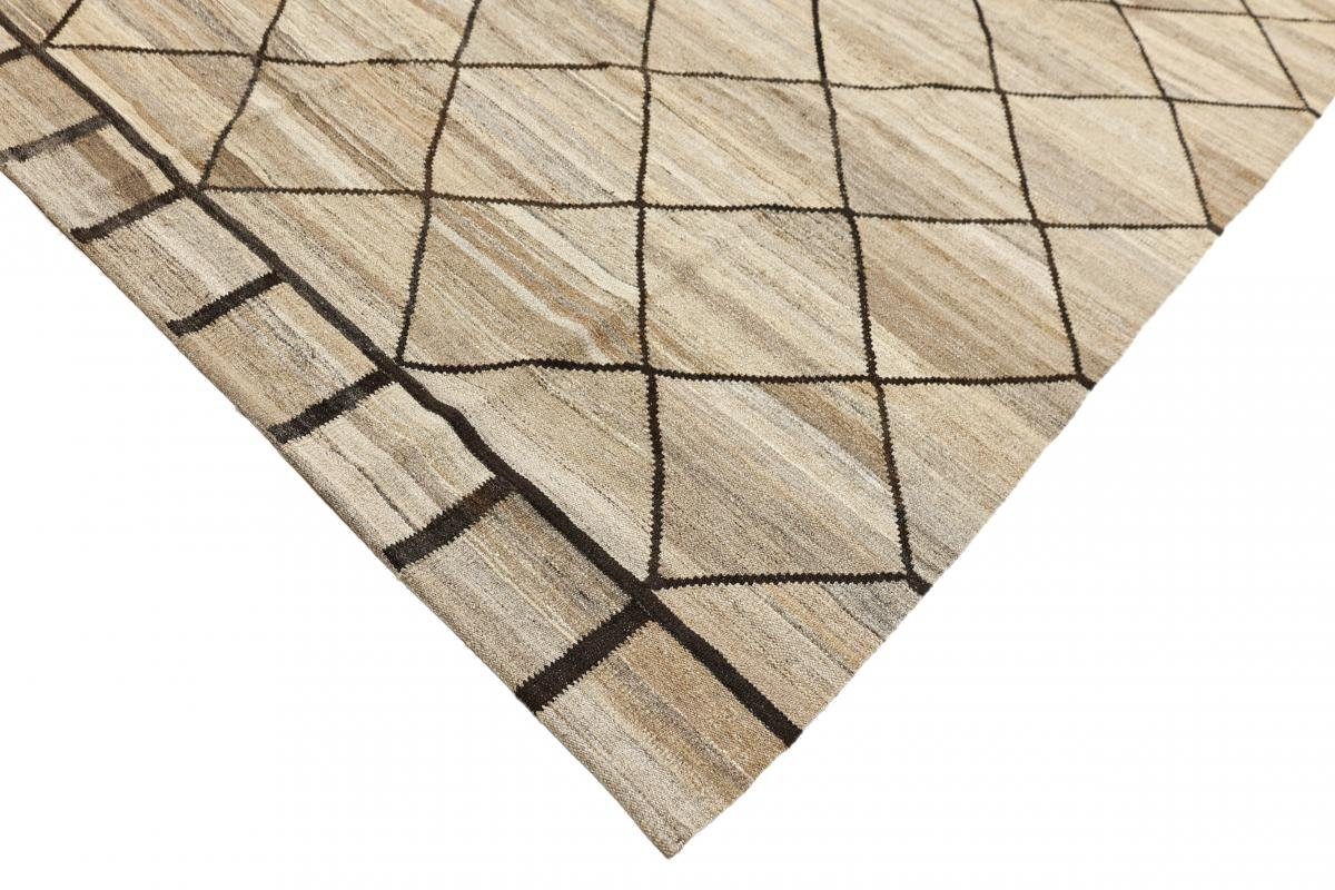 Orientteppich Kelim Berber Höhe: Moderner Nain Orientteppich, 3 Trading, mm rechteckig, 312x413 Design Handgewebter