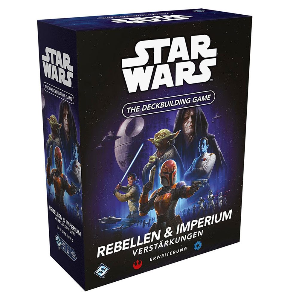 Fantasy Flight Games Spiel Wars The Deckbuilding Game Rebellen & Imperium Verstärkungen, spannende Duelle rund um Star Wars
