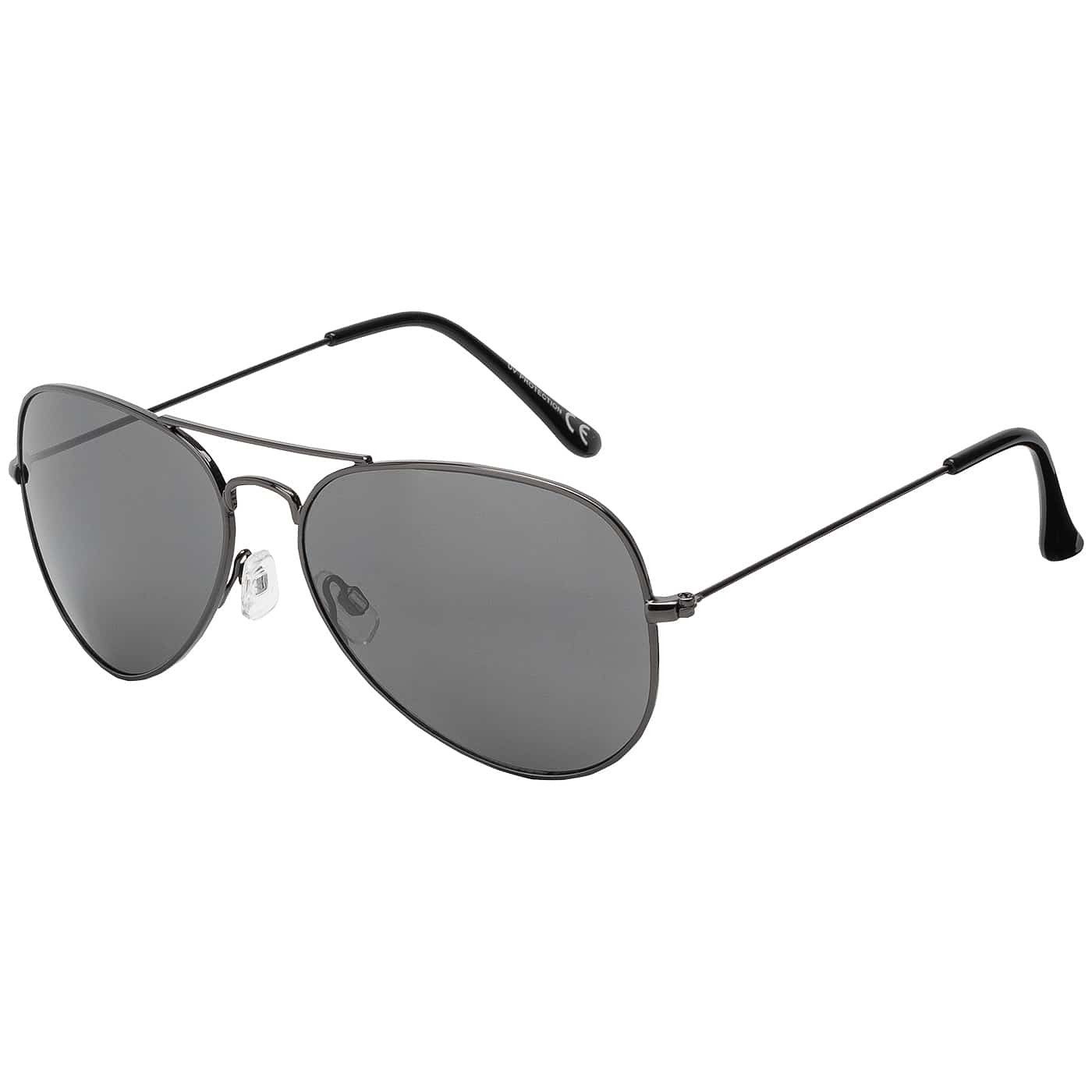 BEZLIT Eyewear Pilotenbrille Herren Piloten Sonnenbrille mit Metallrahmen (1-St) mit schwarzen Linsen