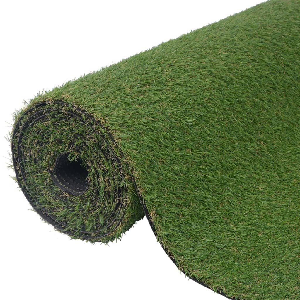 Kunstpflanze Kunstrasen 1x8 m/20 mm Grün, furnicato, Höhe 2 cm