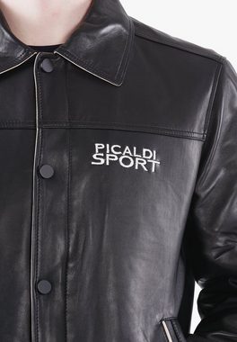 PICALDI Jeans Lederjacke PICALDI SPORT Retro College Volllederjacke