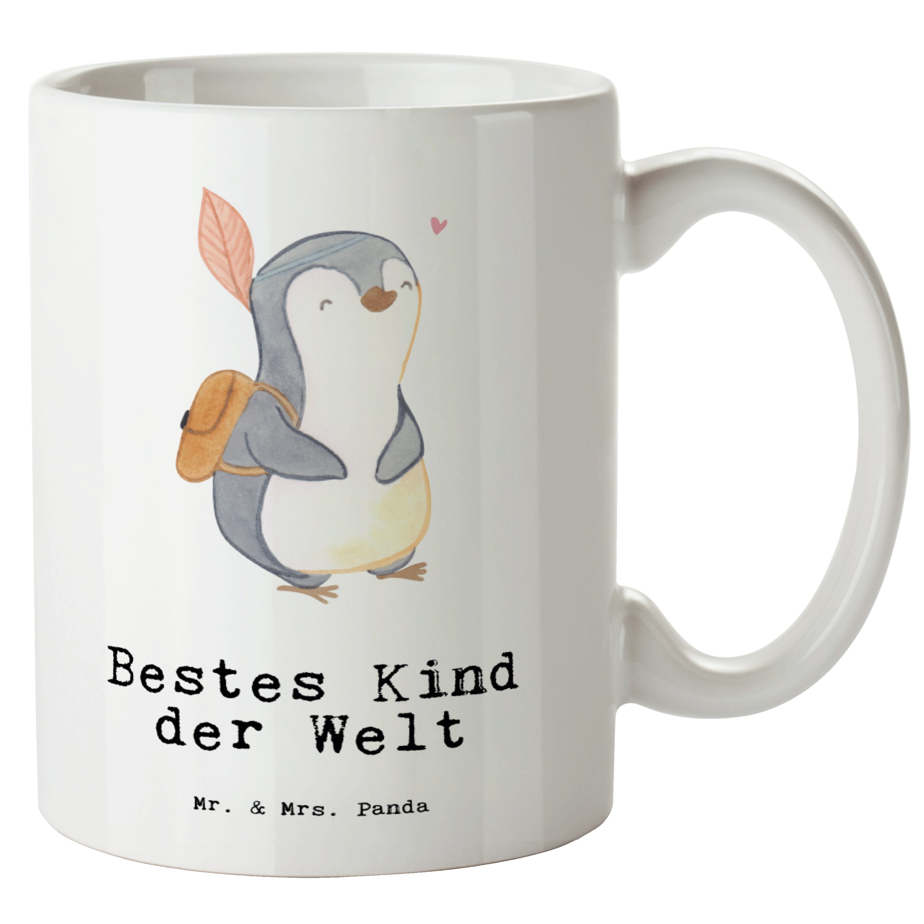 Mrs. Weiß Welt Kind Tasse Geschenktipp, Grosse, Geschenk, XL der - Keramik Tasse Bestes - & Pinguin Panda Mr.