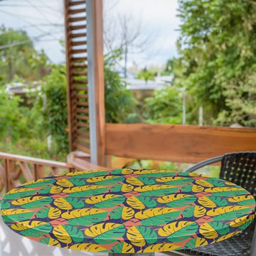 Abakuhaus Tischdecke Rundum-elastische Stofftischdecke, Exotisch Abstrakt tropischen Dschungel
