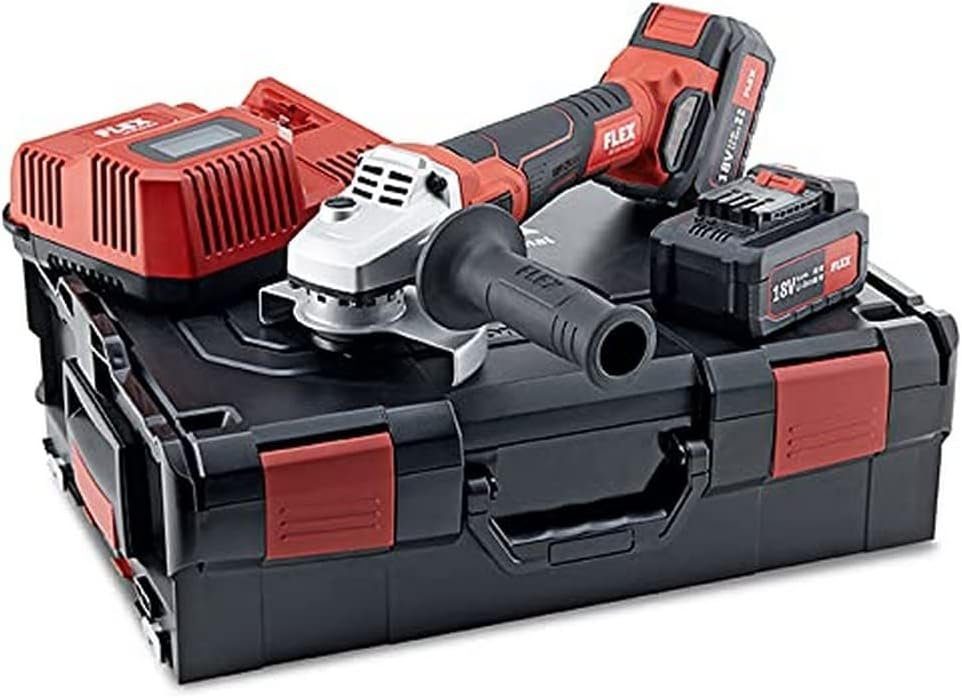 Winkelschleifer Flex Akku Winkelschleifer LB 125 18.0-EC/5.0 Set Schleifer Set mit