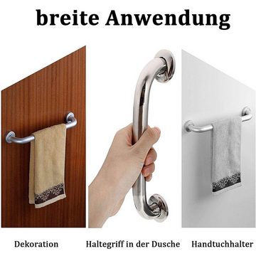 Avisto Haltegriff Haltegriff Edelstahl 2er für Badezimmer Dusche Sicherheitsgriffe 50cm, Sicherheitsduschstange.für Senioren und Kinder