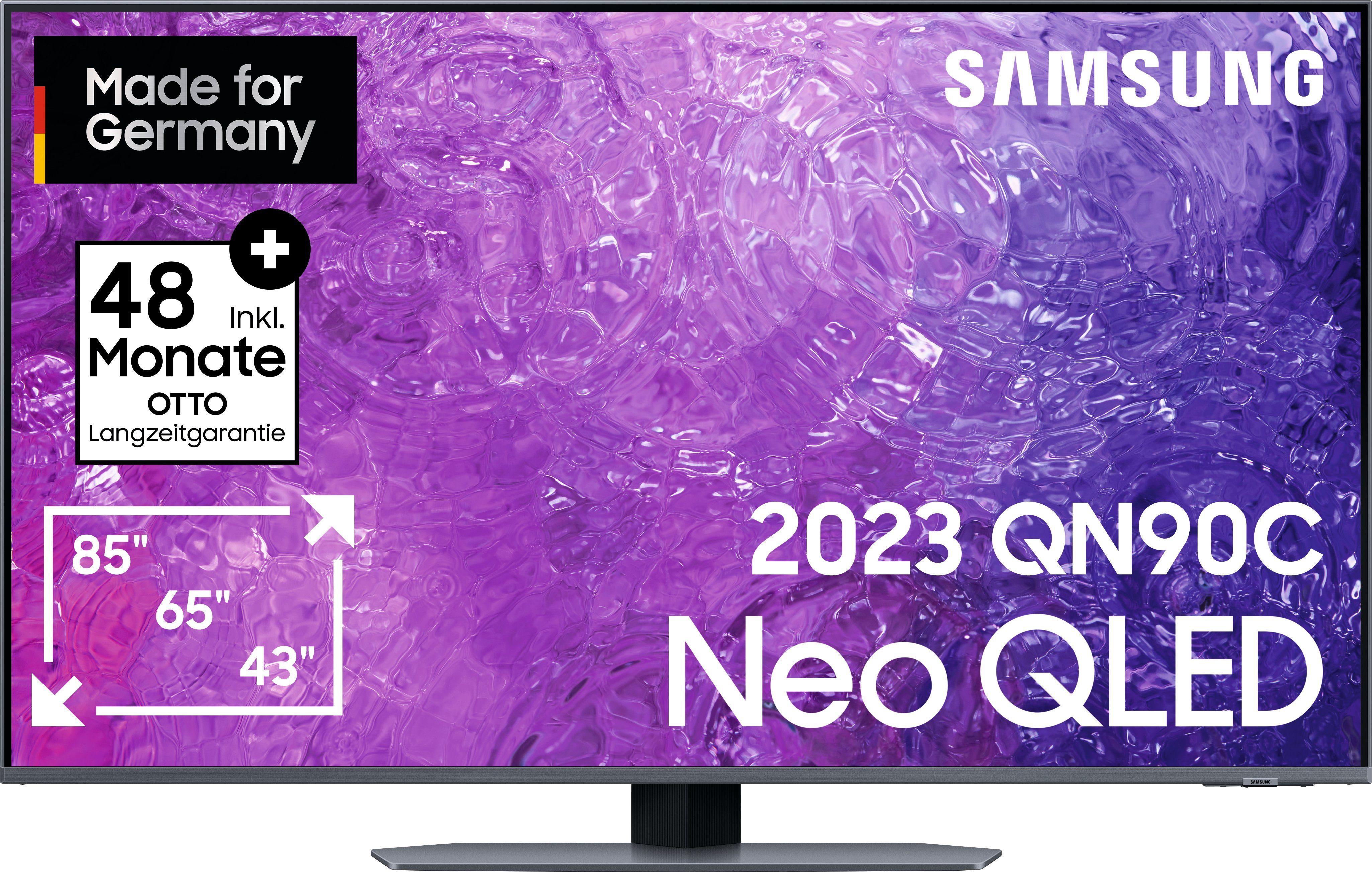Quantum Hub) Quantum LED-Fernseher Samsung cm/43 (108 GQ43QN90CAT Smart-TV, HDR, Zoll, Prozessor 4K, Neural Gaming Neo