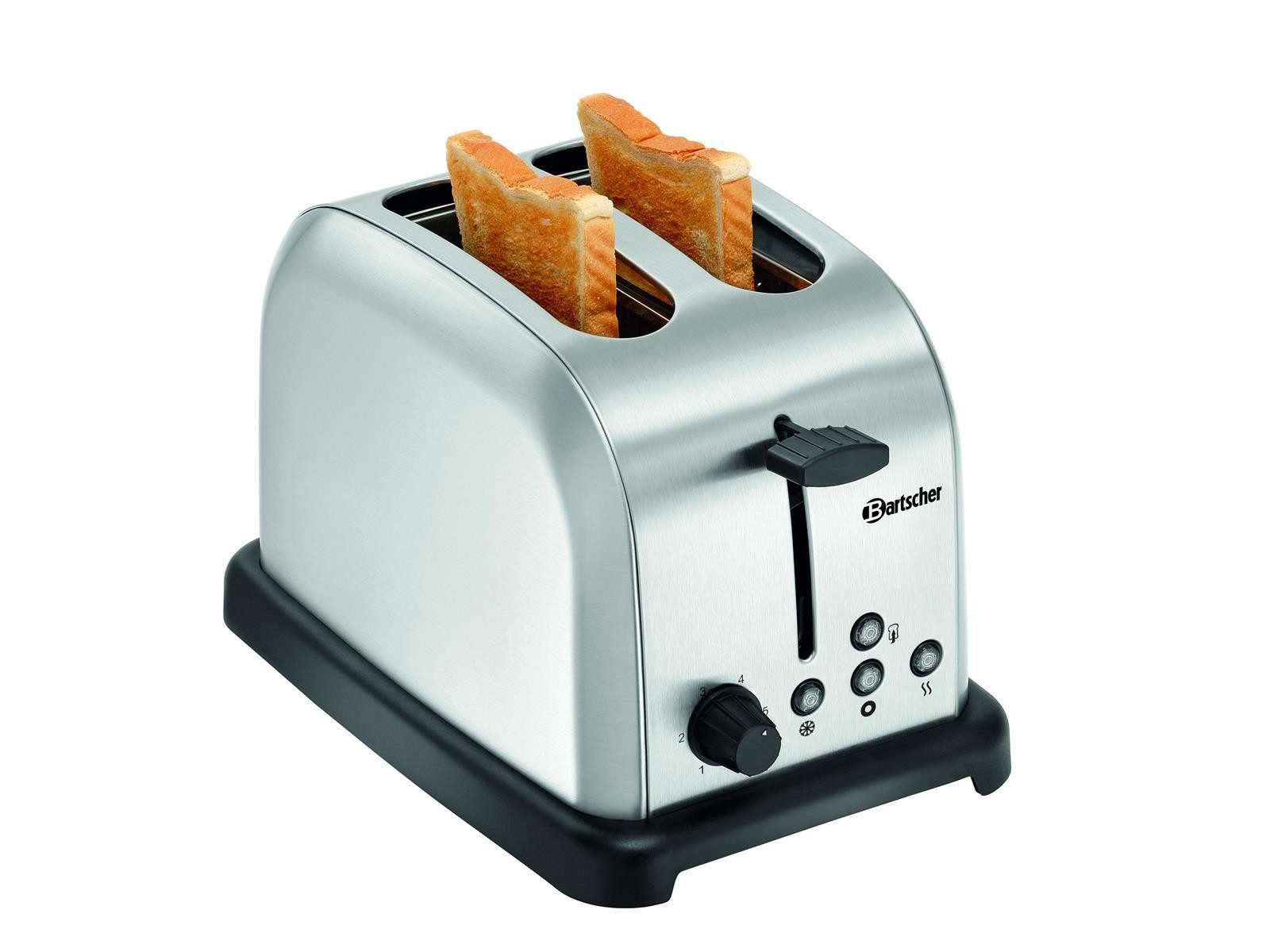 Bartscher Toaster Toaster TBRB20, Edelstahl gebürstet, 100373
