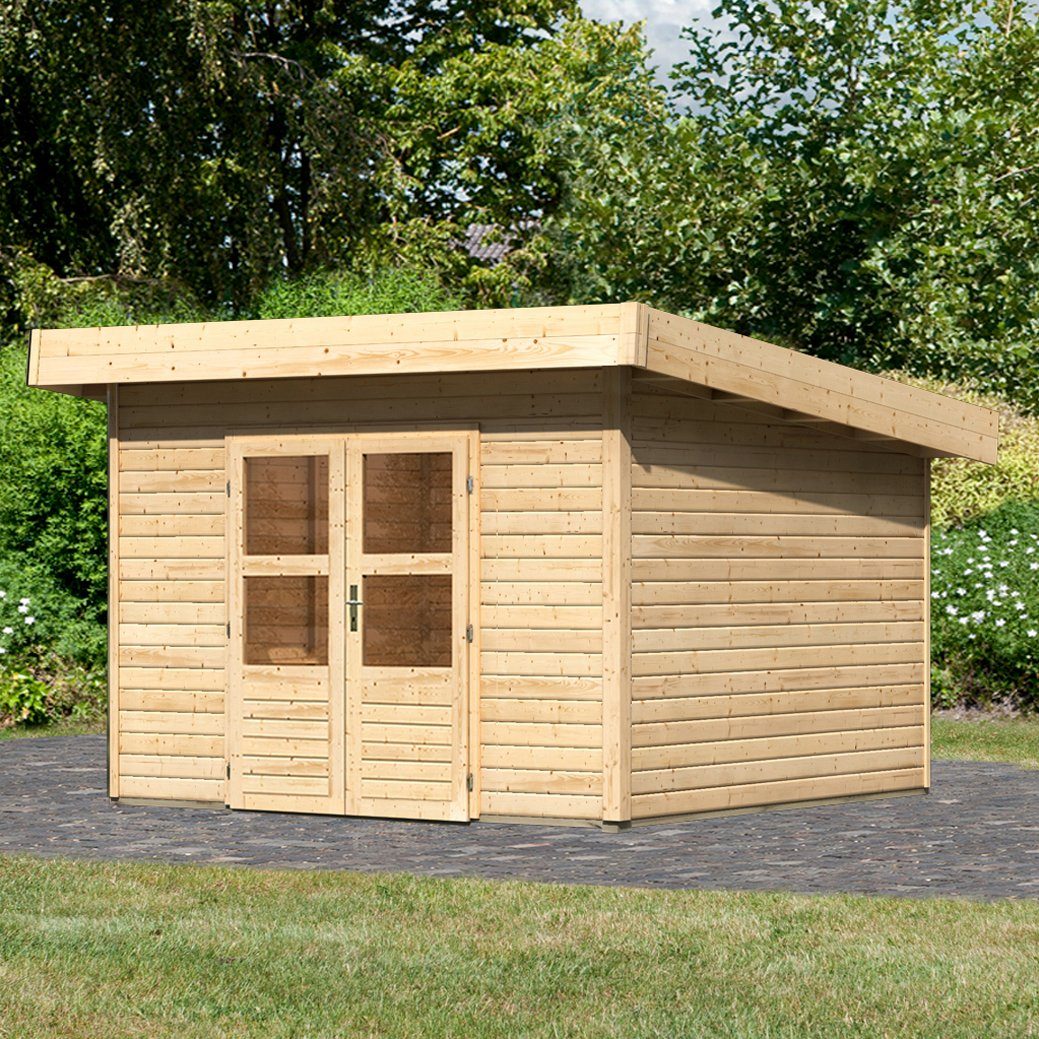 Karibu Gartenhaus Perlsee 3, BxT: 309x360 cm