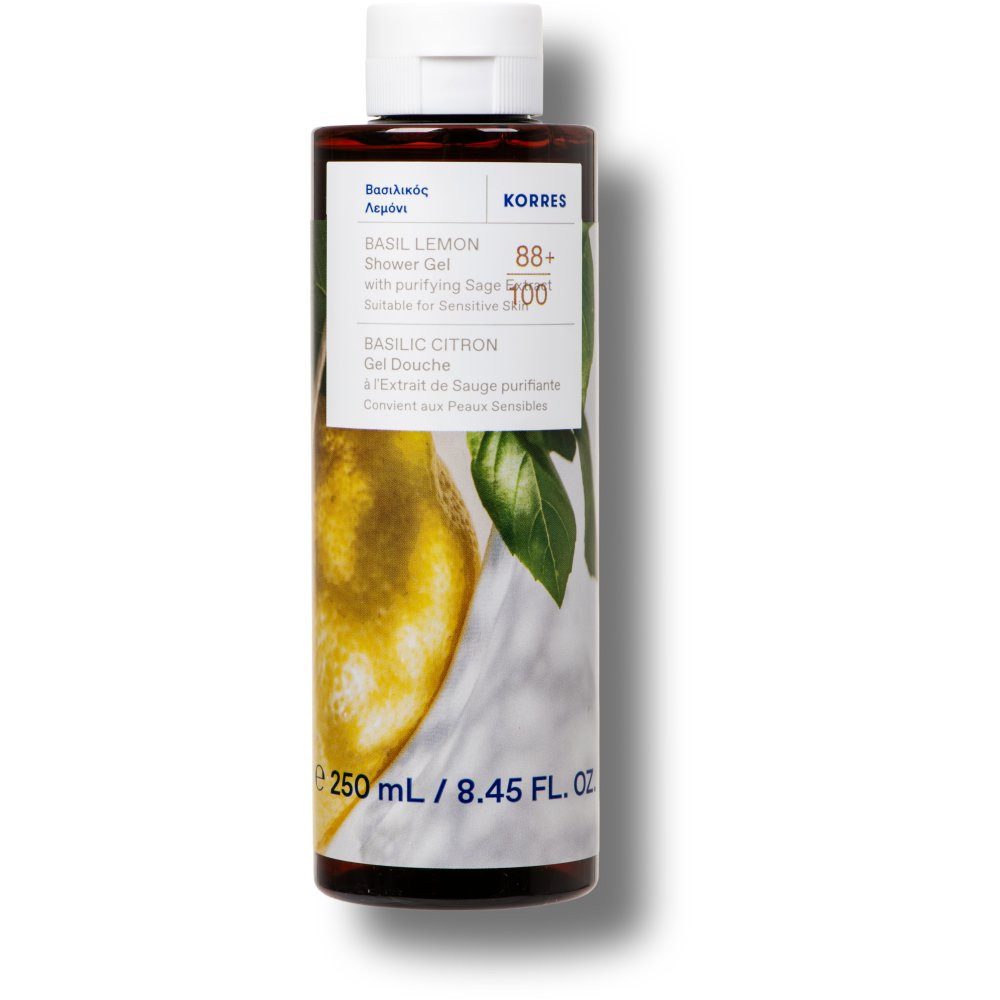 Korres Duschgel BASIL LEMON, 250 ml