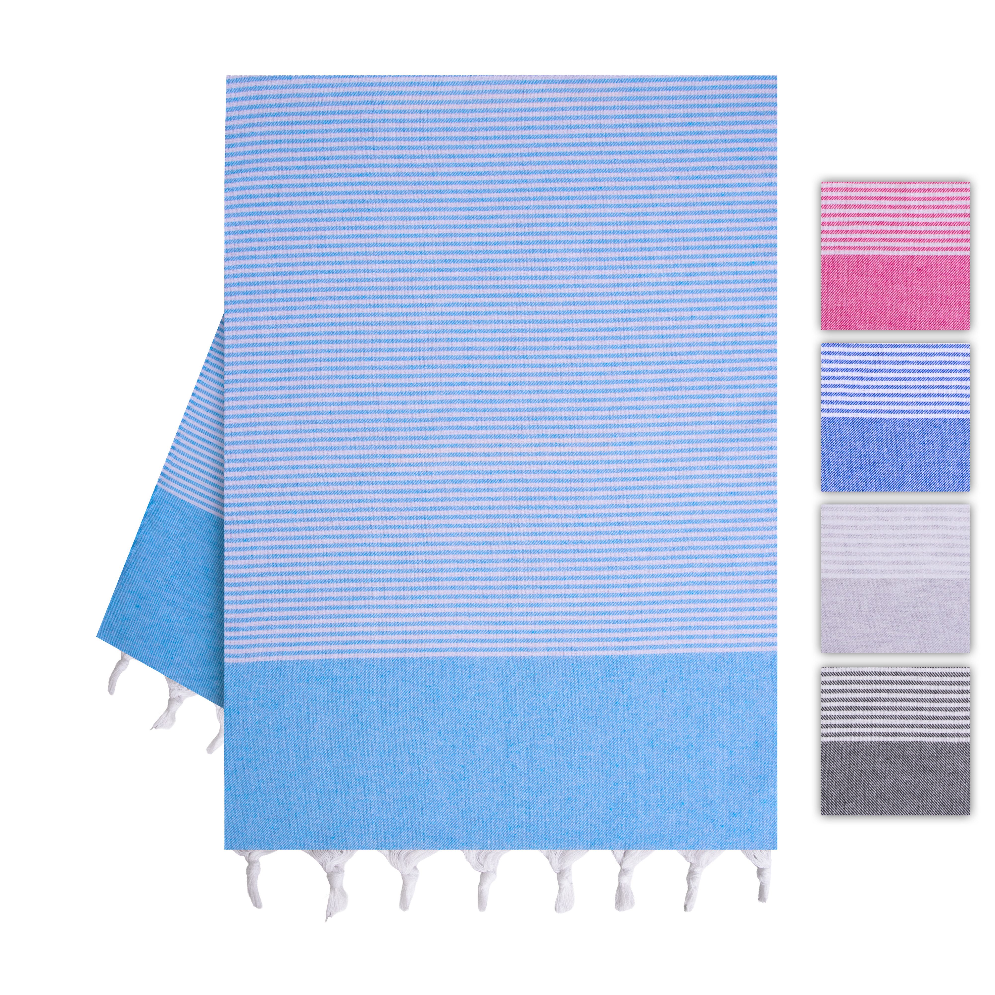 herémood Hamamtuch Luxuriöses Saunatuch, großes Strandtuch, 90x170 cm, vorg günstig online kaufen