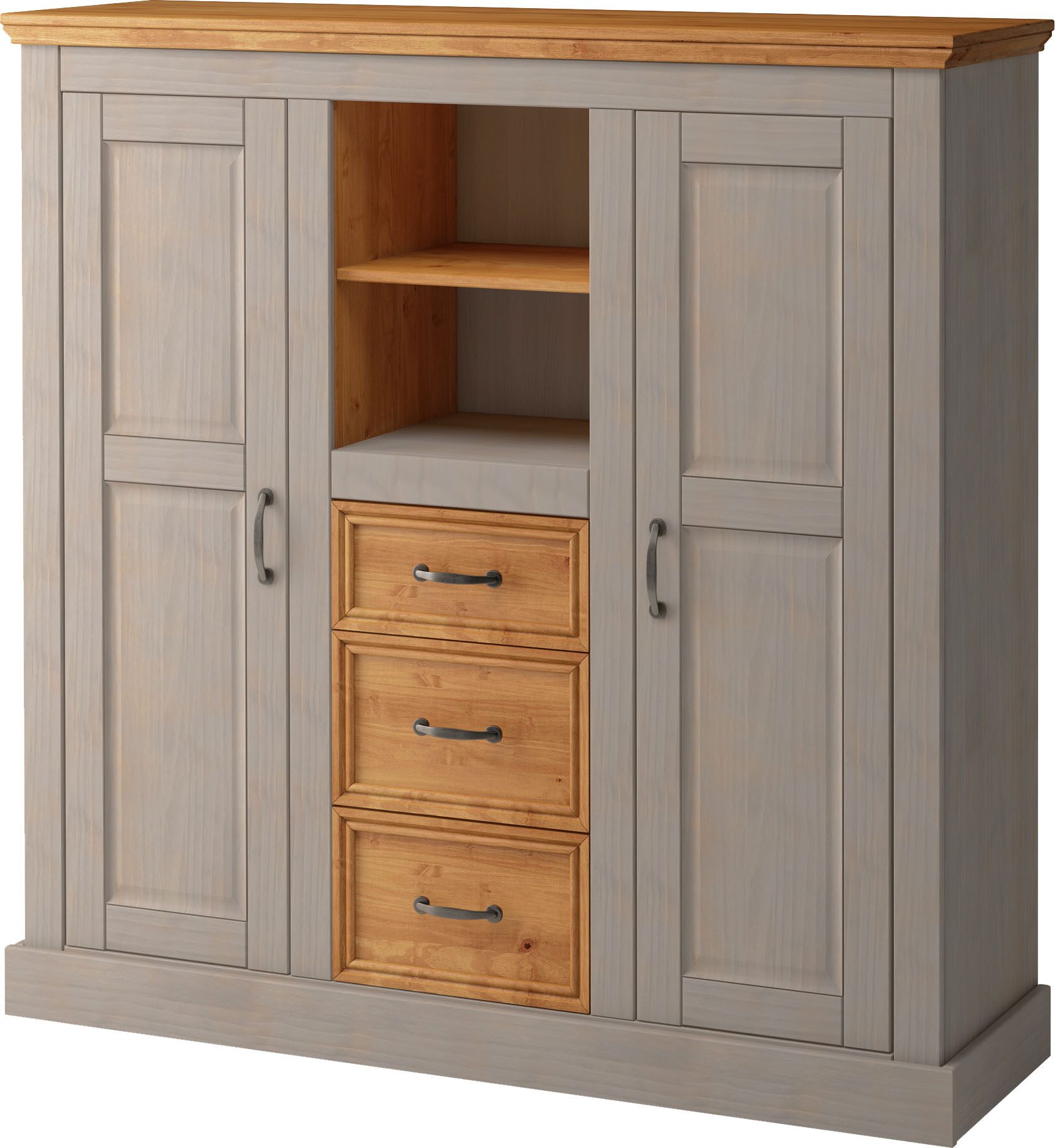 OTTO home Highboard Selma, Stauraumschrank, Breite 130 cm