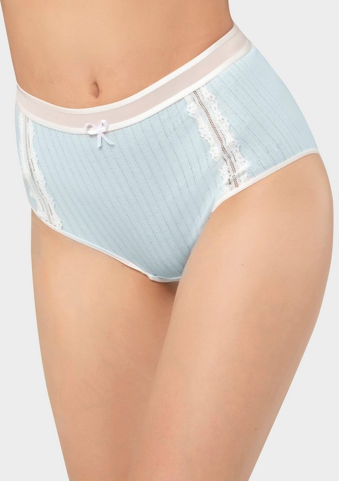 Damen Spitze pantys Unterwäsche Hohe Taille Pants Hipster Unterhose Set·Panties